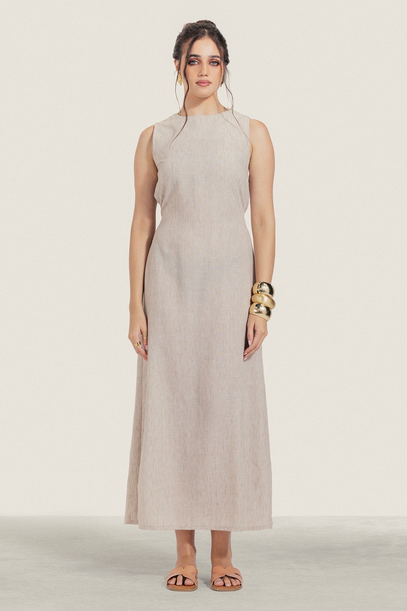 A Line Linen Dress