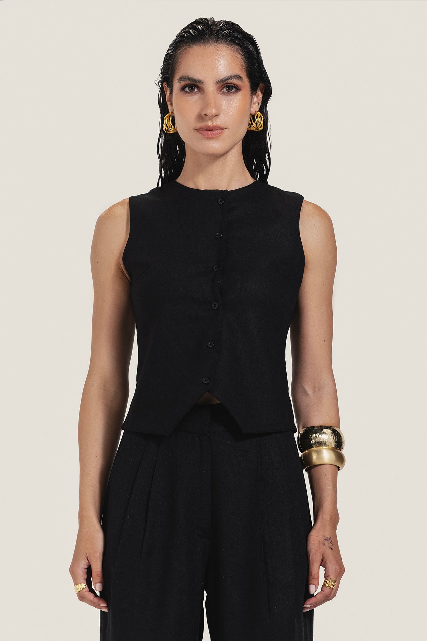 Linen Waistcoat
