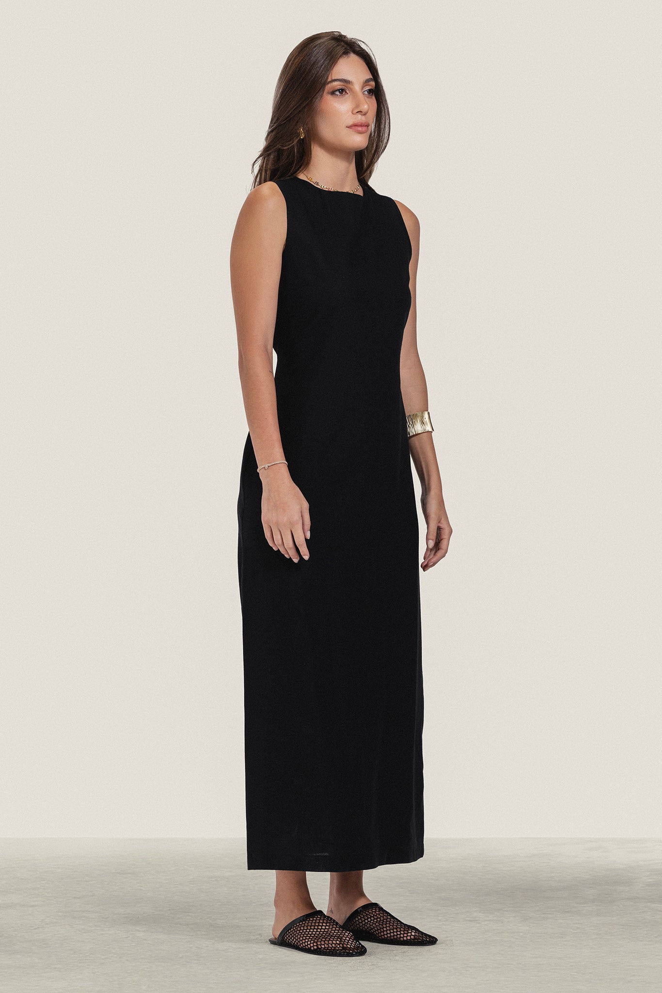A Line Linen Dress