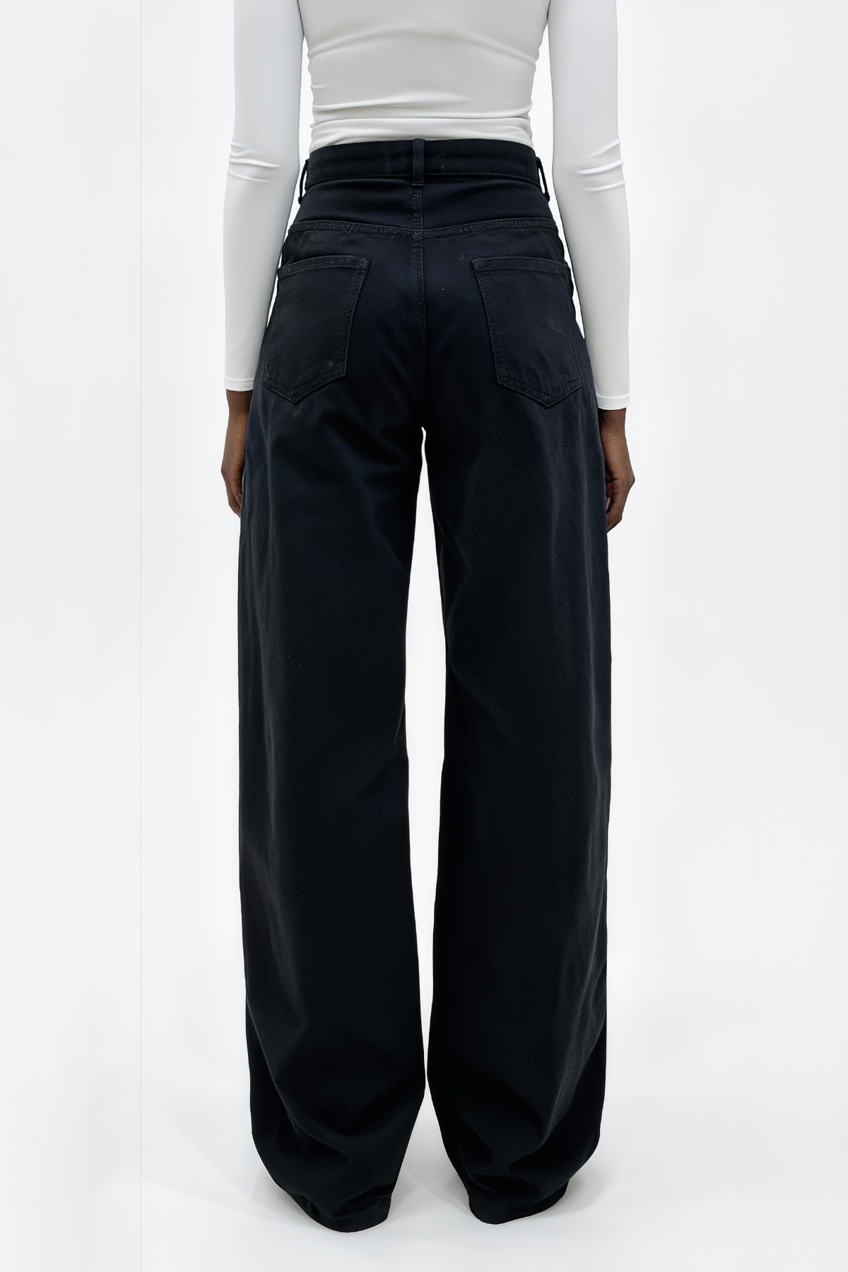 Lined Straight Denim Jeans