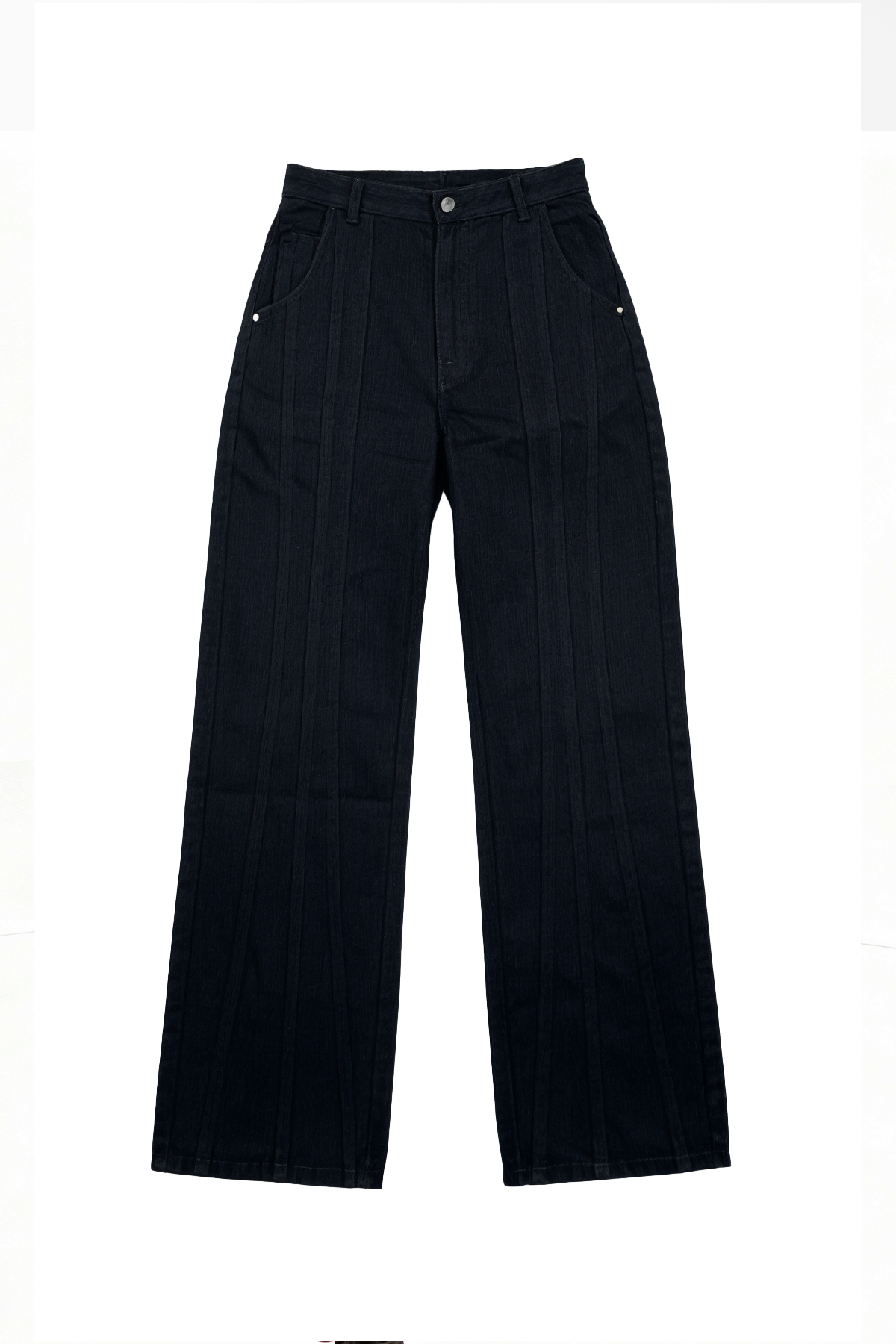 Lined Straight Denim Jeans