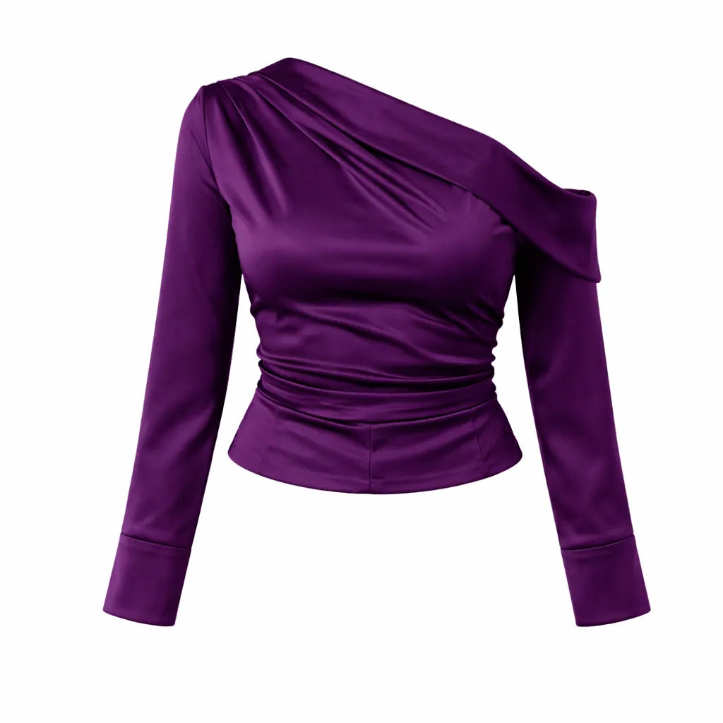 Flow One-Shoulder Blouse
