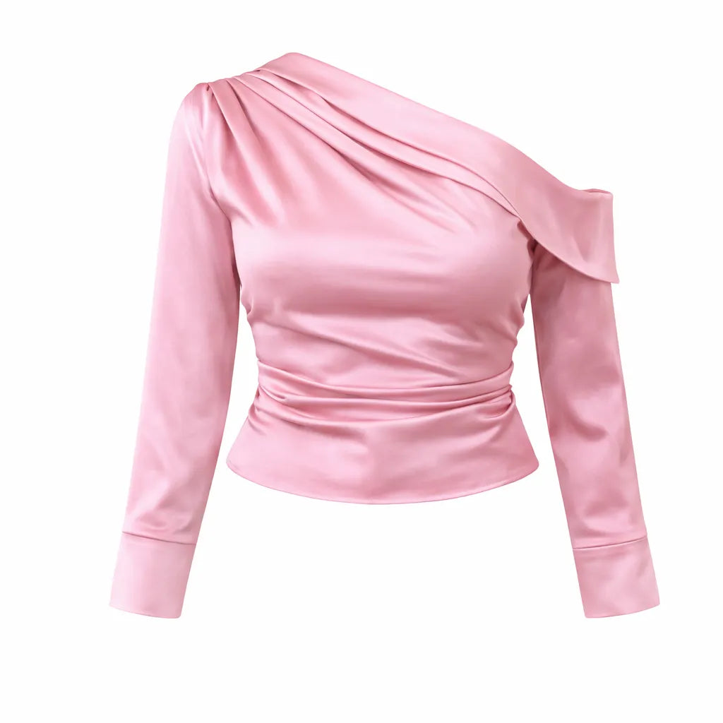 Flow One-Shoulder Blouse