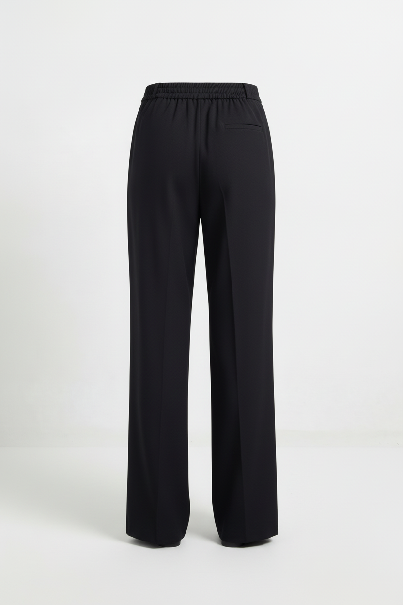 Two Pleats Straight Trousers