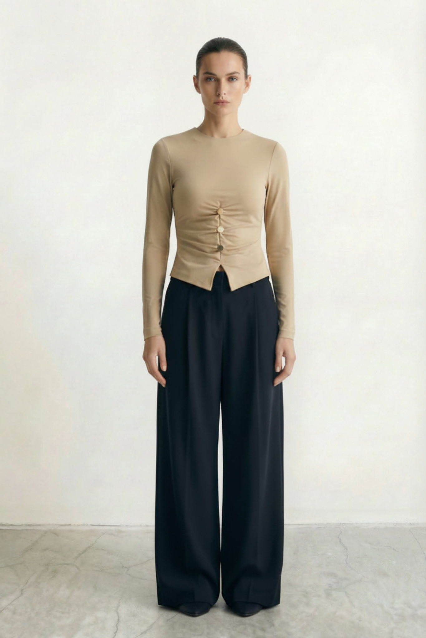 Buttoned Top