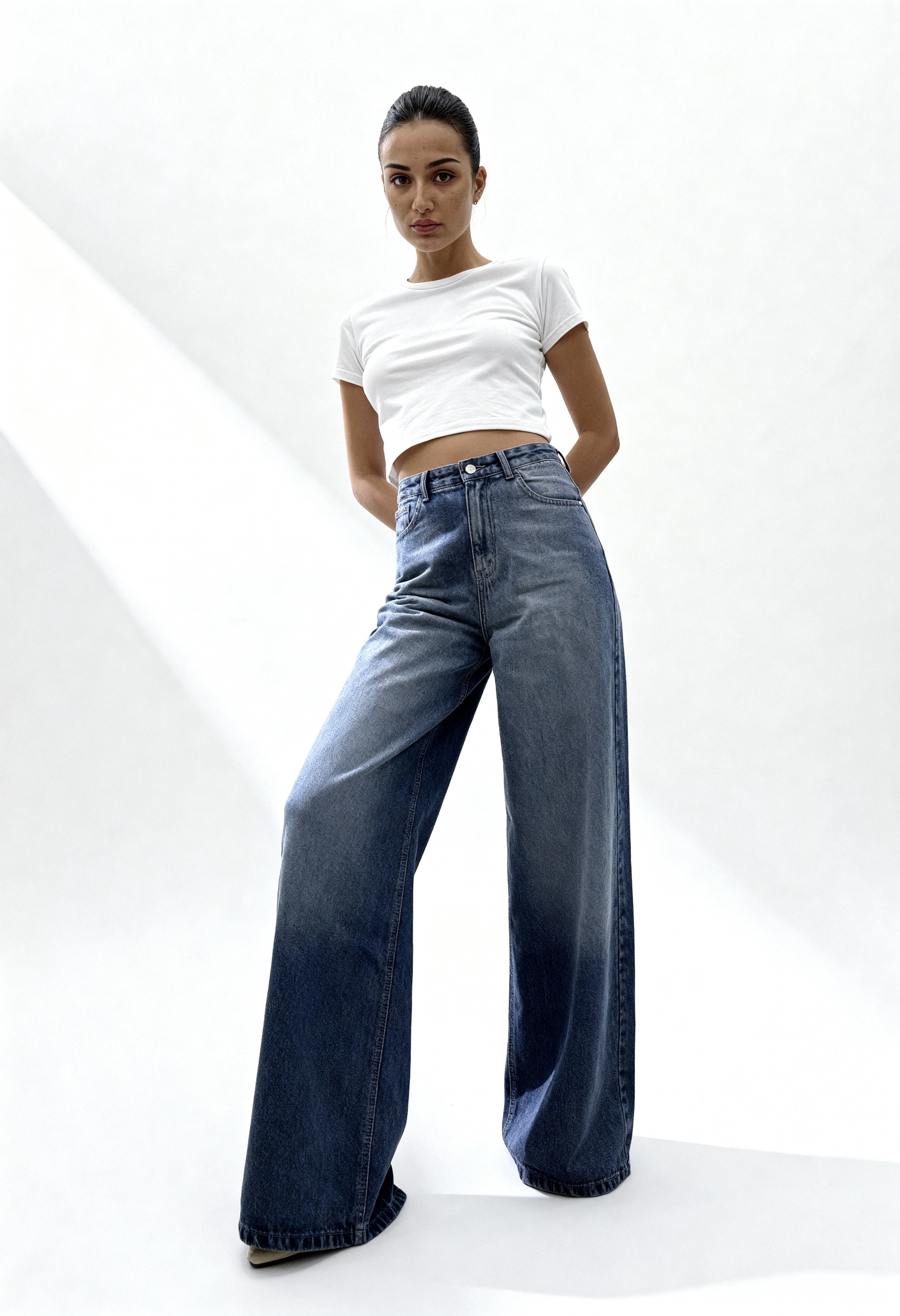 Straight Denim Jeans