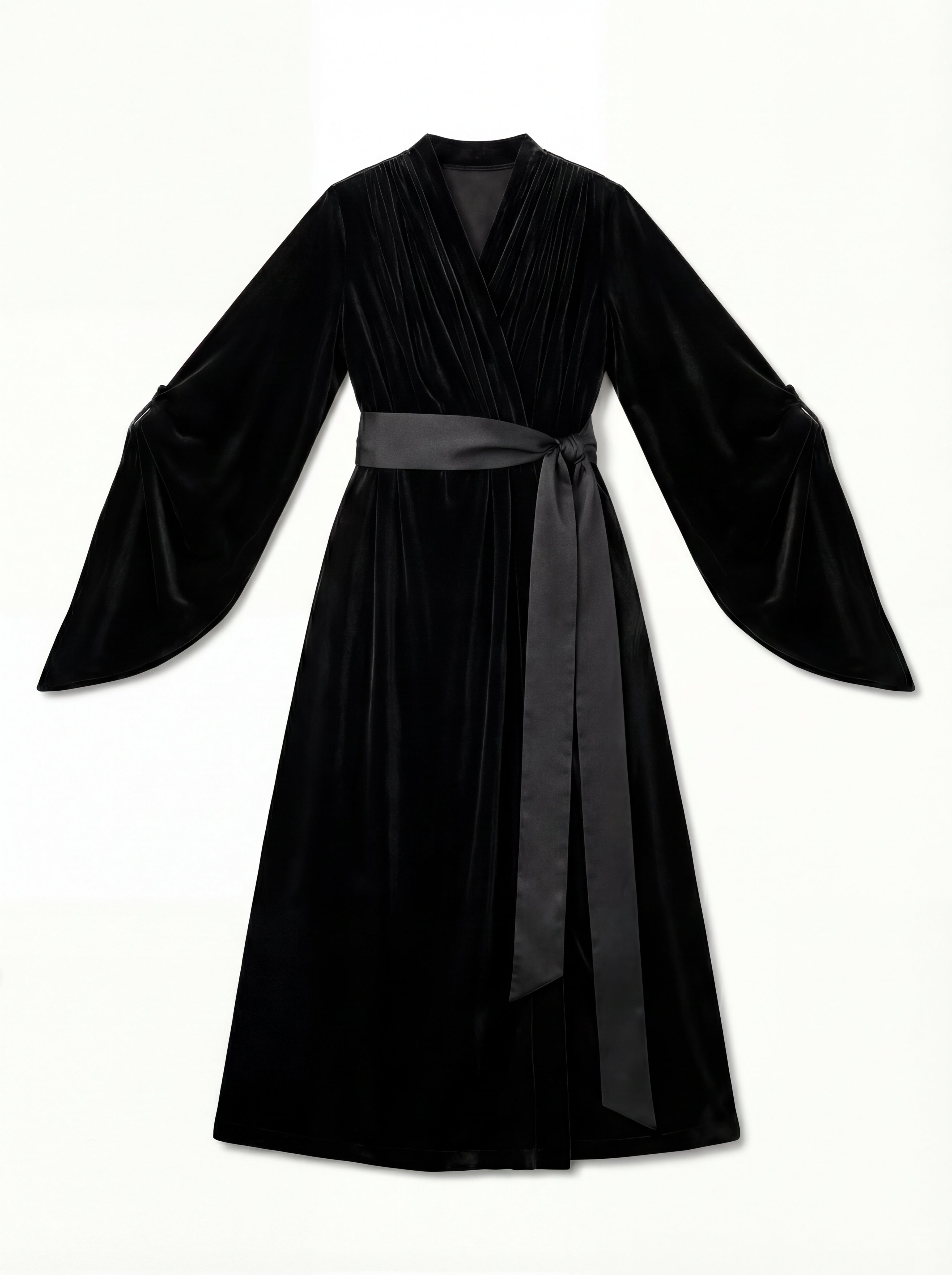 Velvet Draping Kaftan