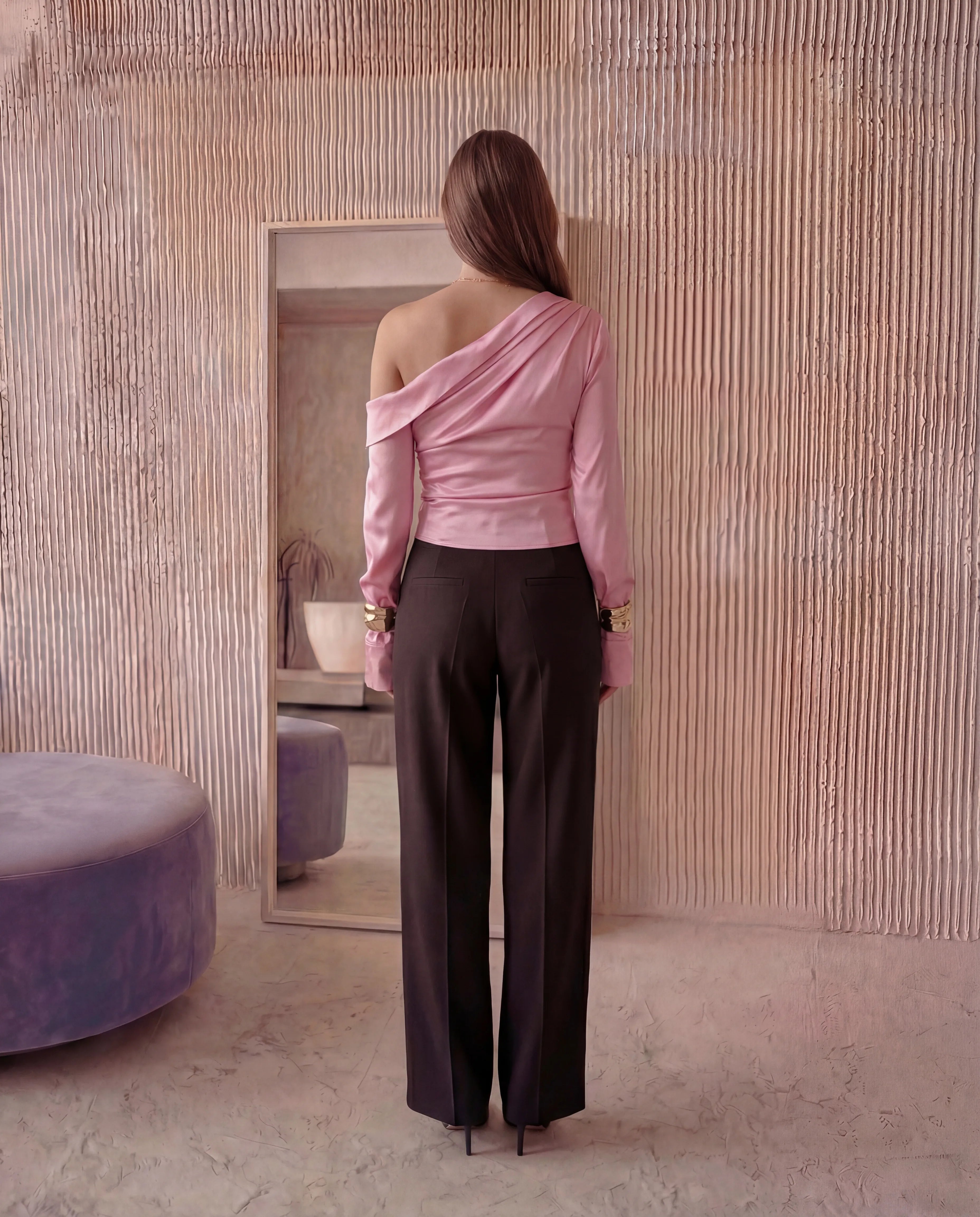 Flow One-Shoulder Blouse