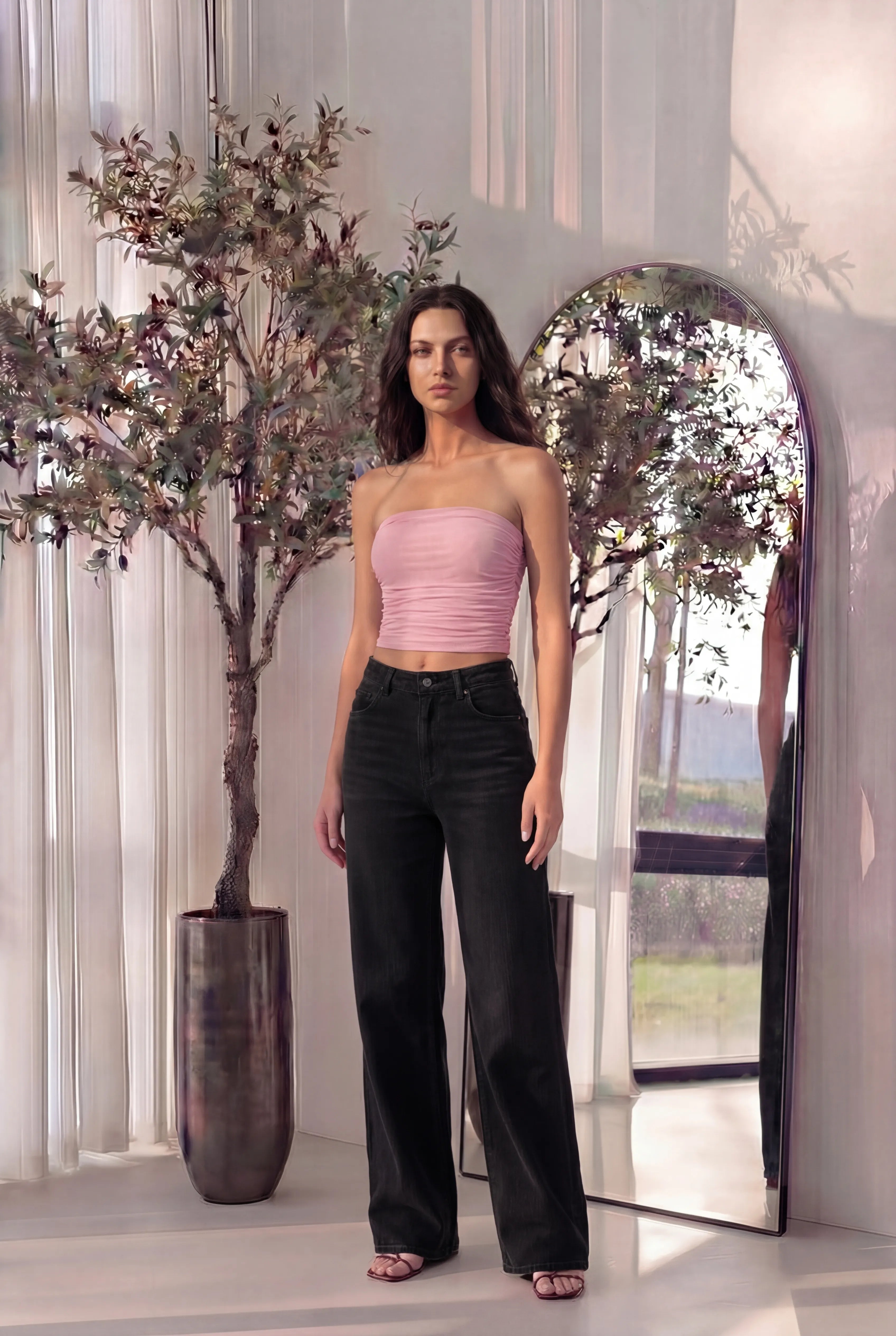 Sculpted Mesh Top