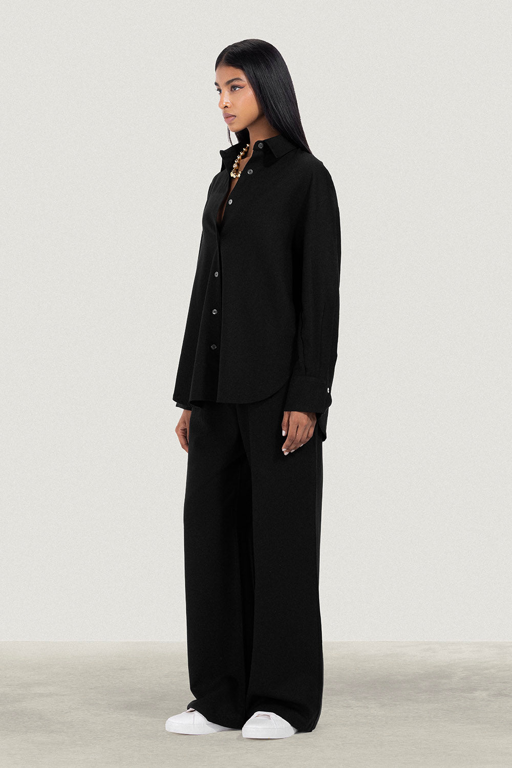 Oversized Linen Shirt