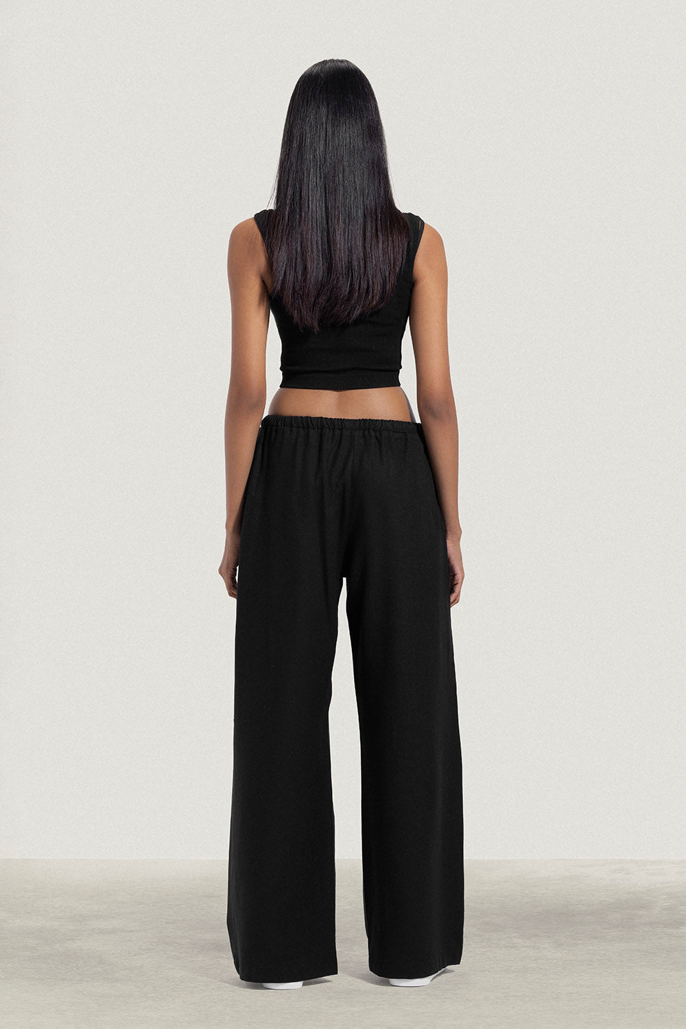 Linen Trouser With Robe