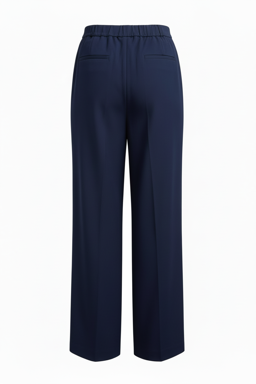 Two Pleats Straight Trousers