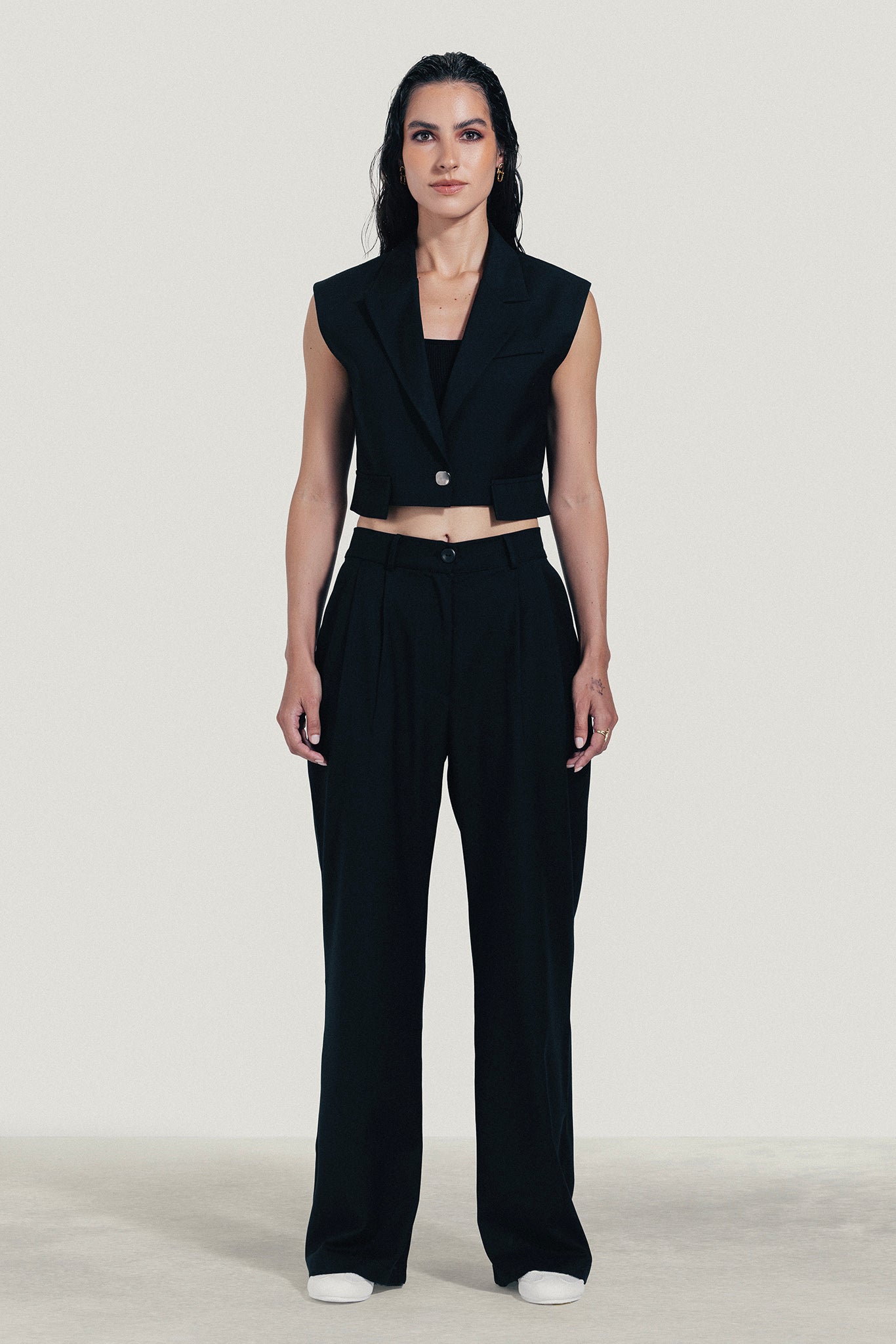 Cropped Vest