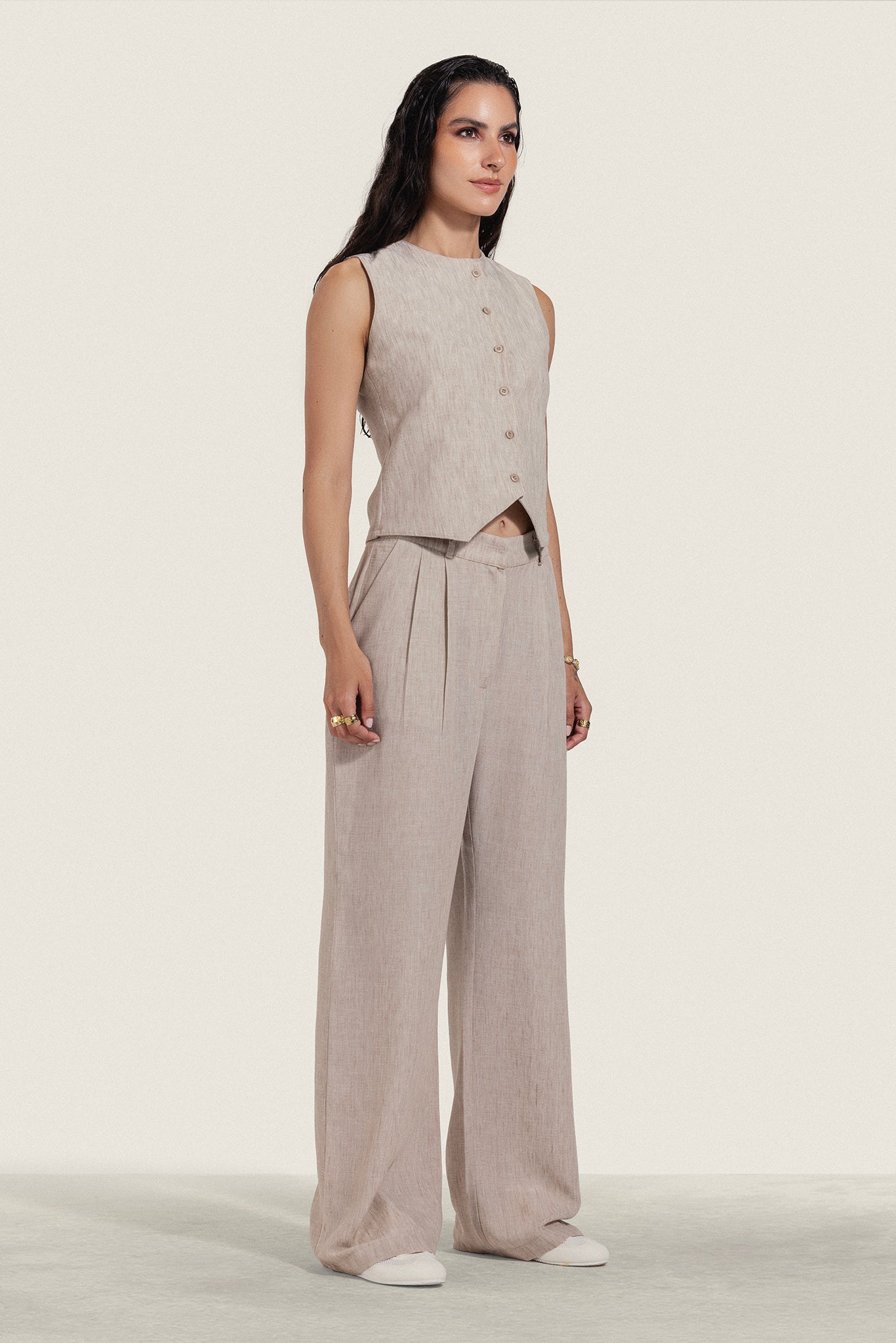 Tailored Linen Trousers