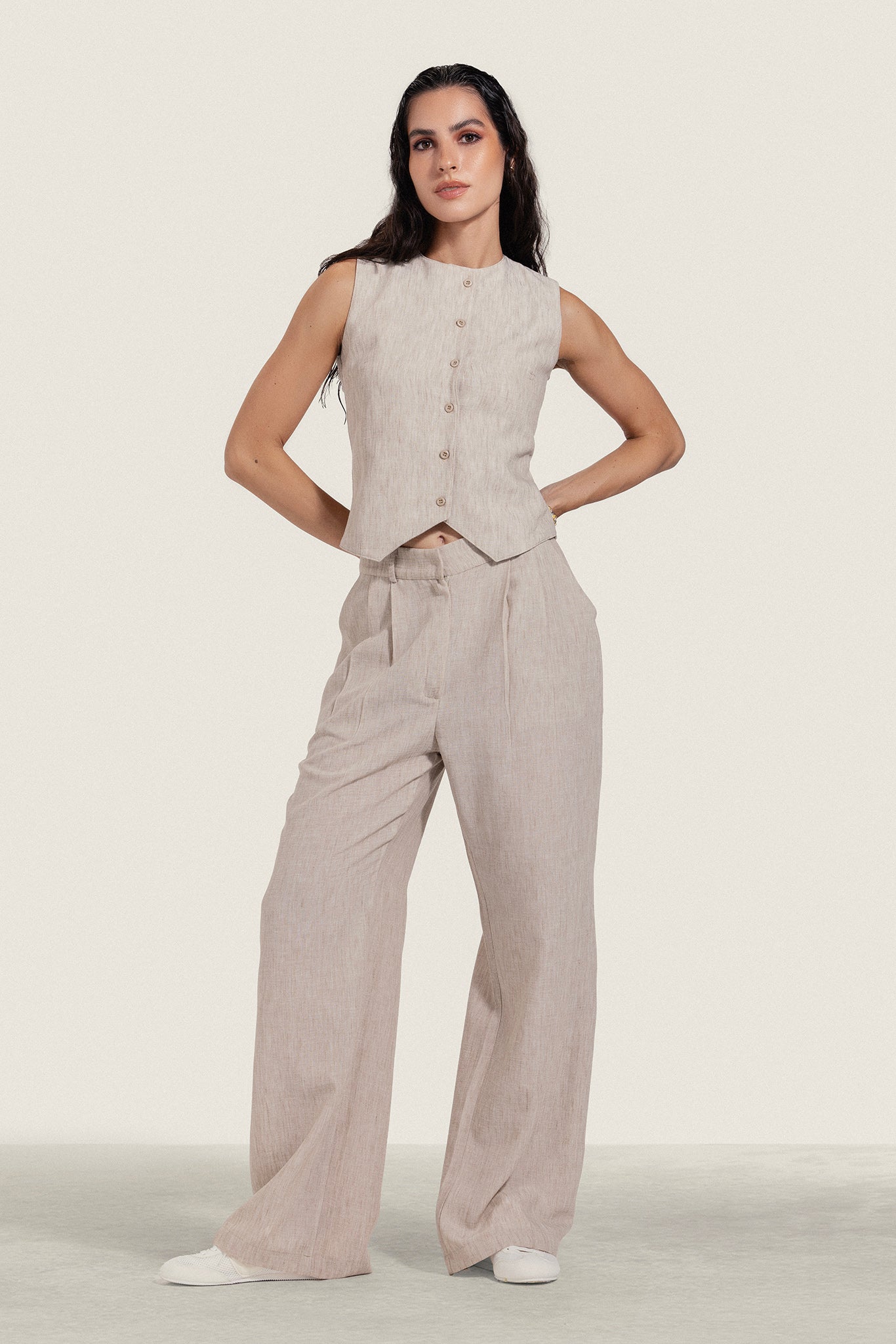 Tailored Linen Trousers