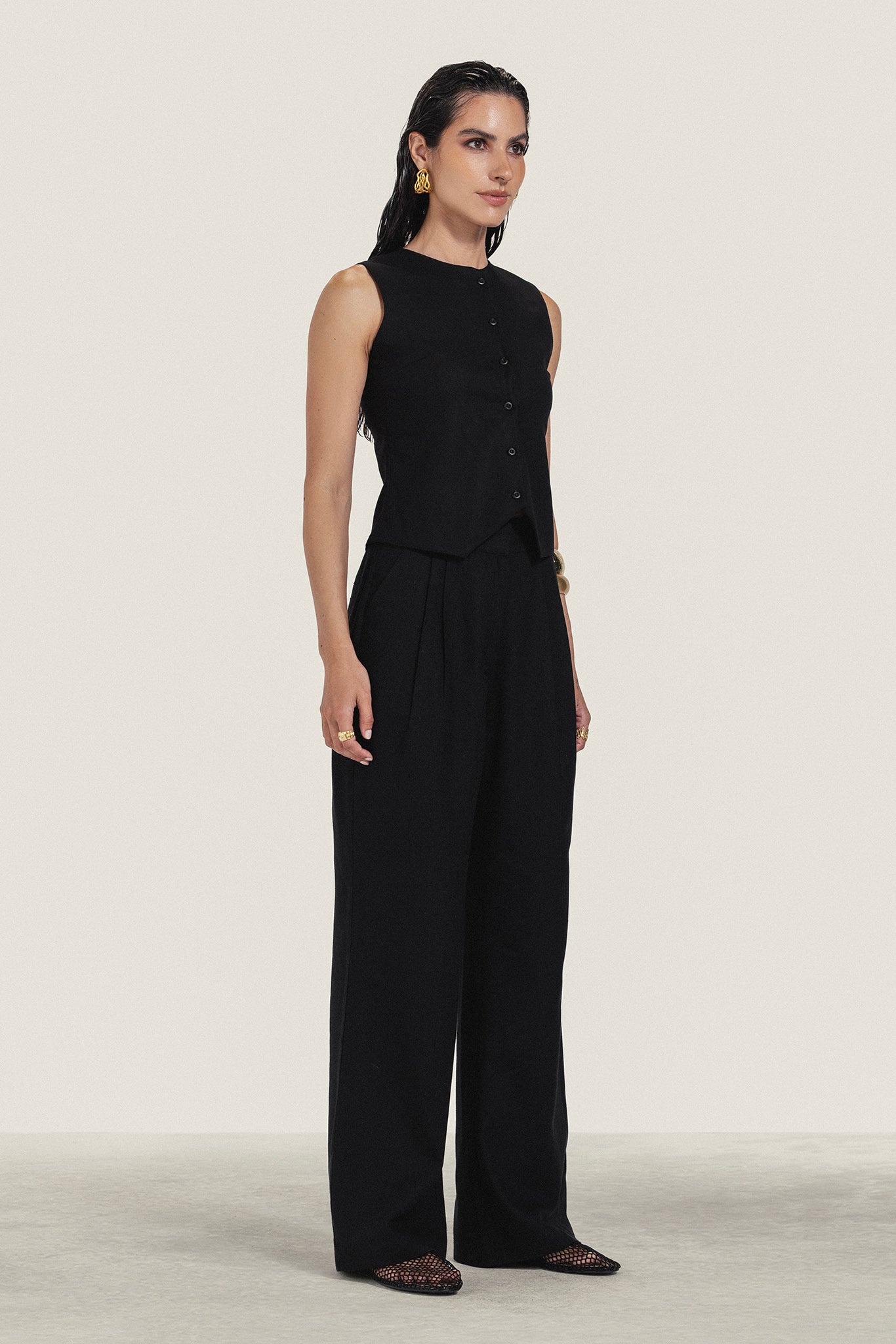 Tailored Linen Trousers