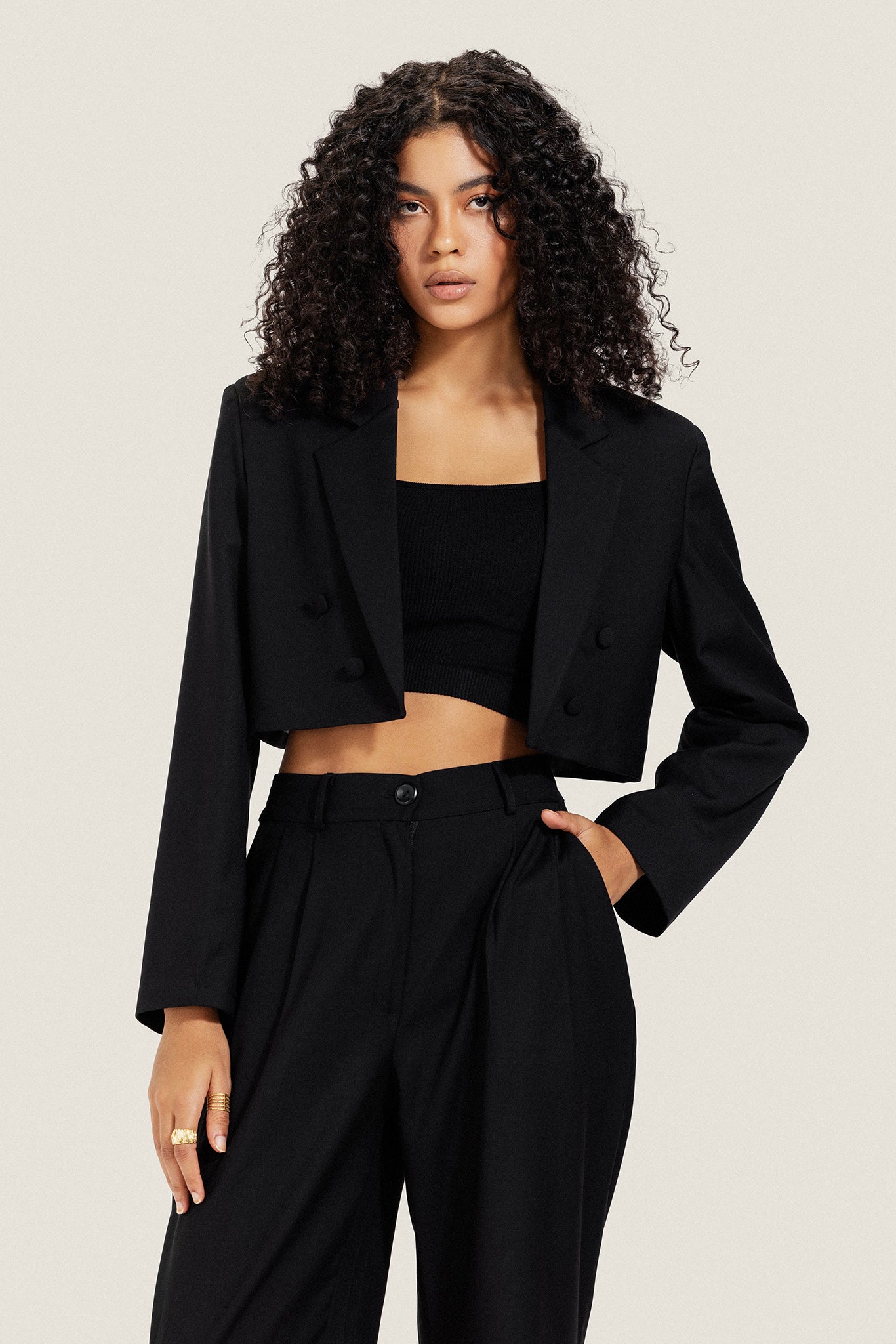 Cropped Blazer