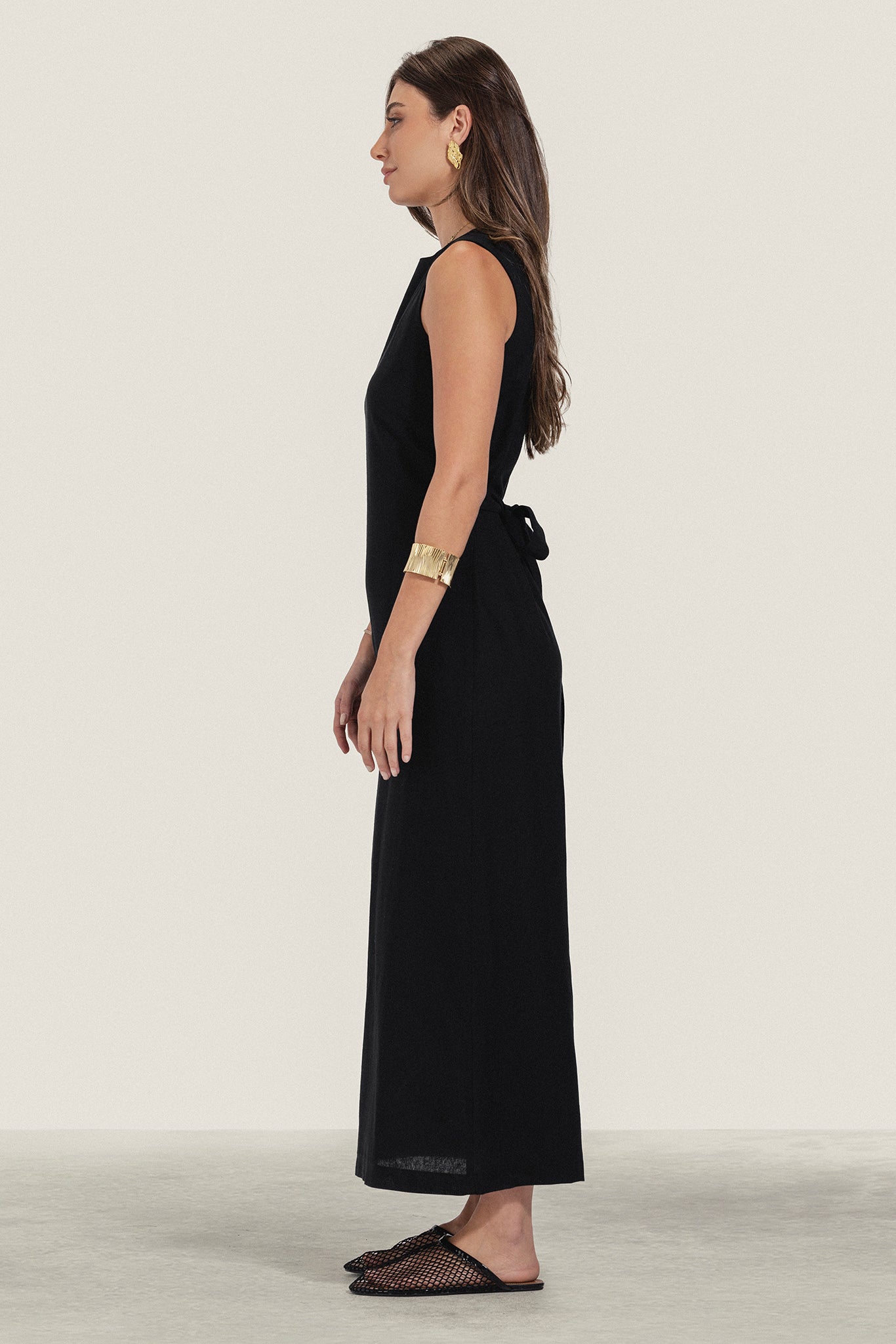 A Line Linen Dress
