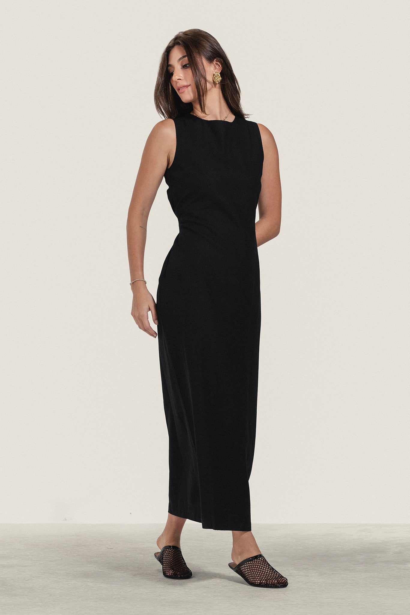 A Line Linen Dress