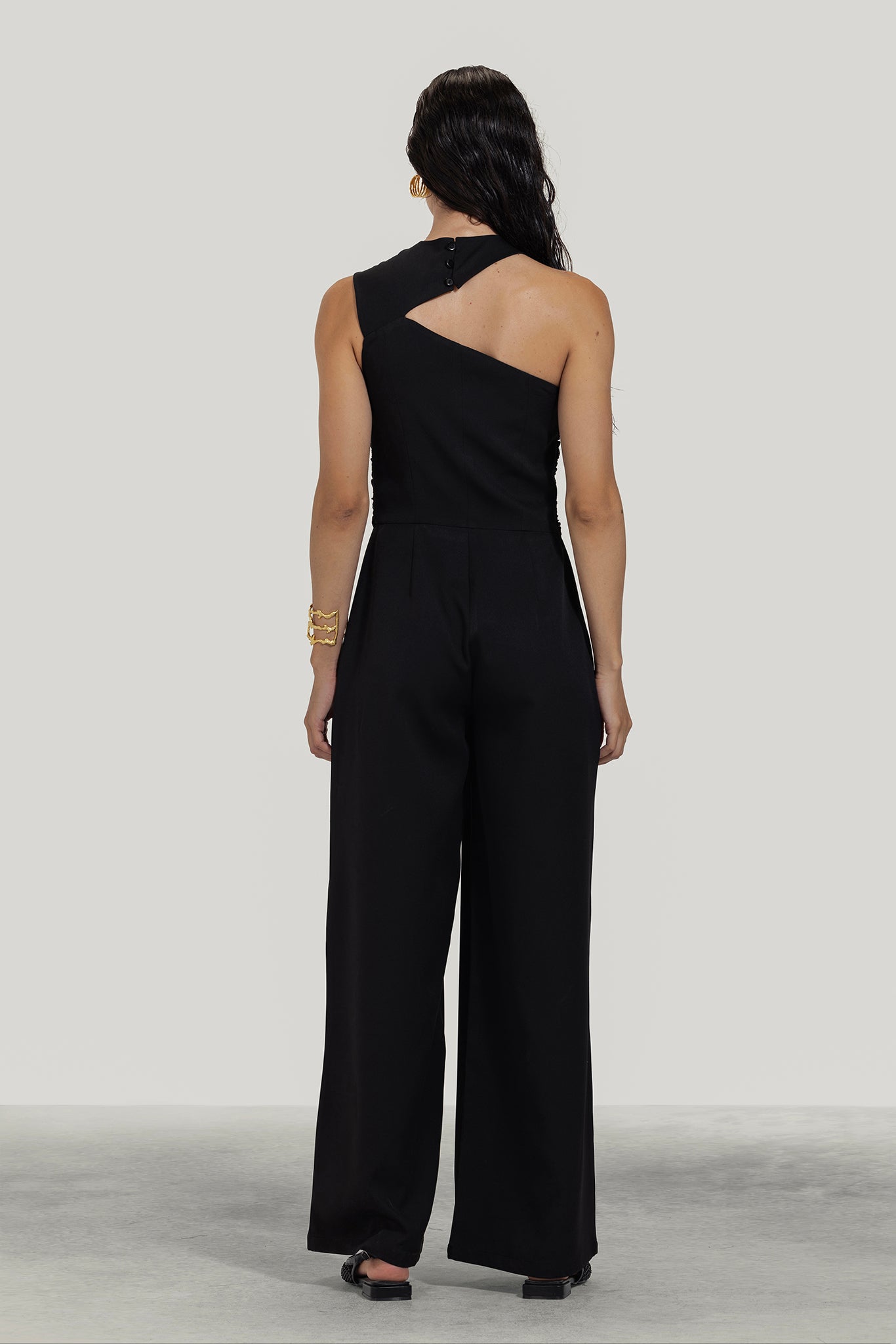 One Shoulder Jumpsuit
