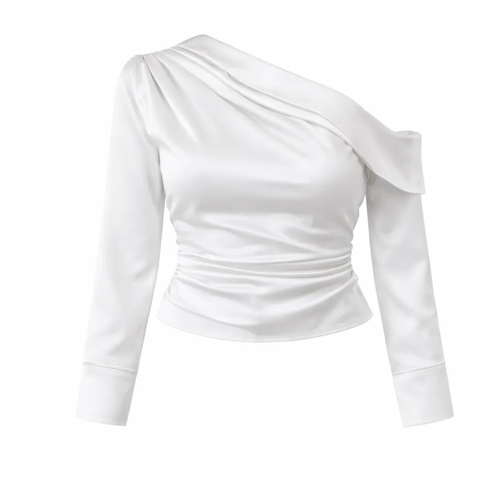 Flow One-Shoulder Blouse