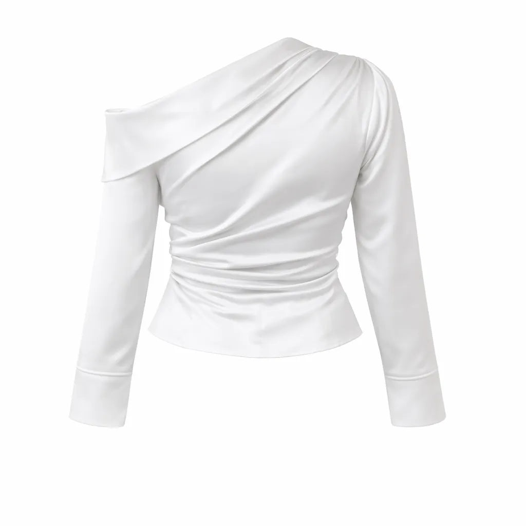 Flow One-Shoulder Blouse