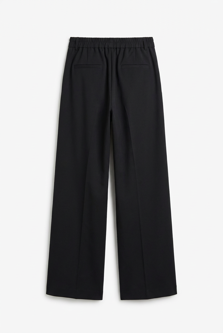 One Pleats Straight Trousers