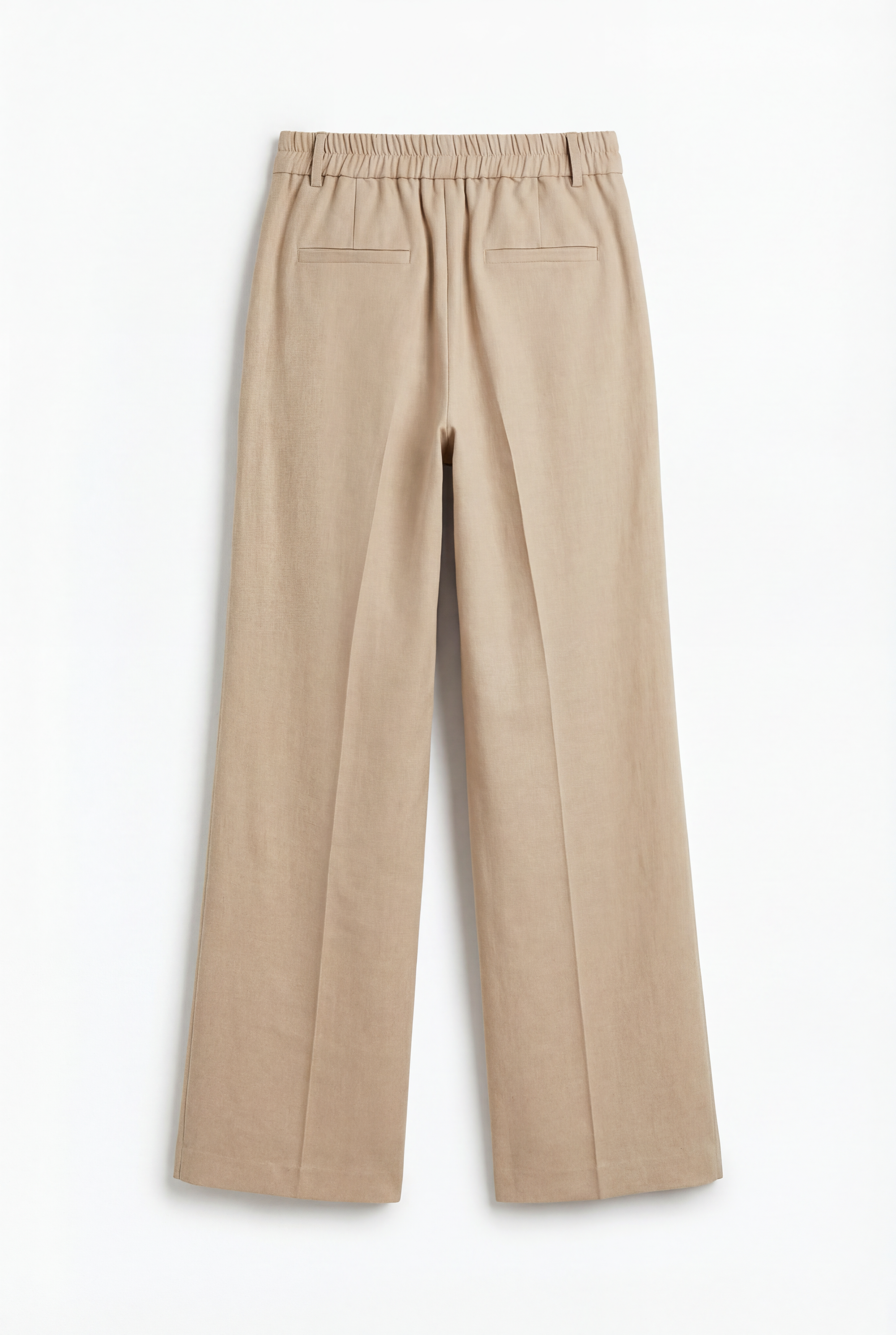 One Pleats Straight Trousers