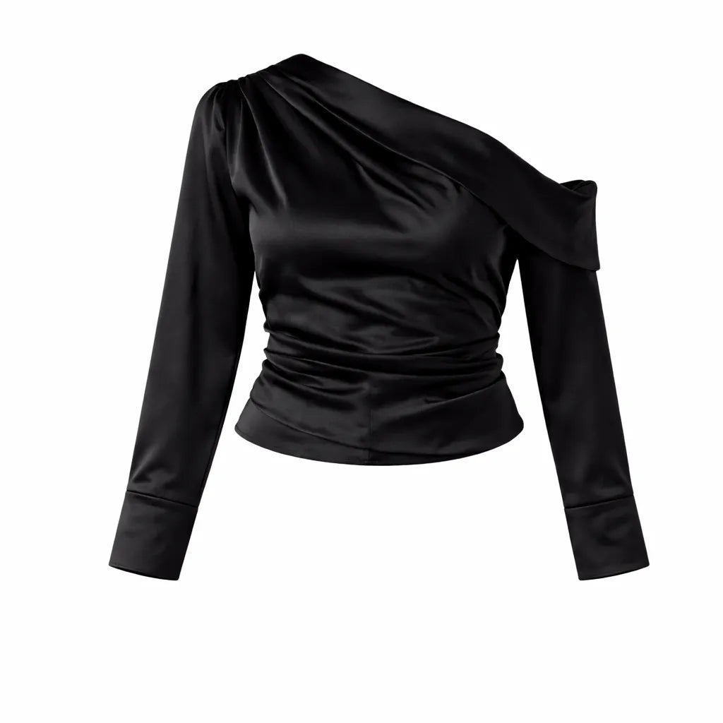 Flow One-Shoulder Blouse