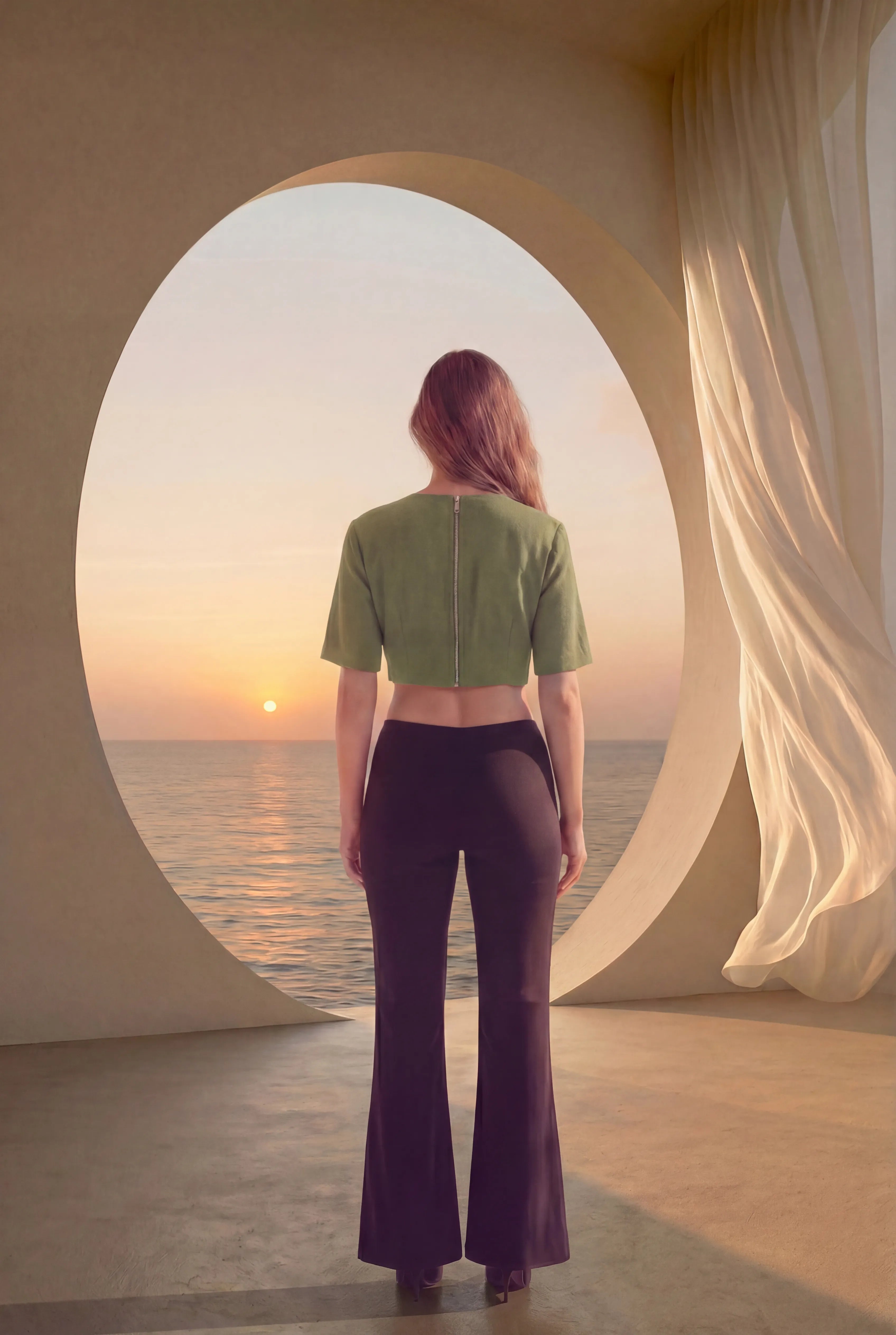 Corduroy Crop Top