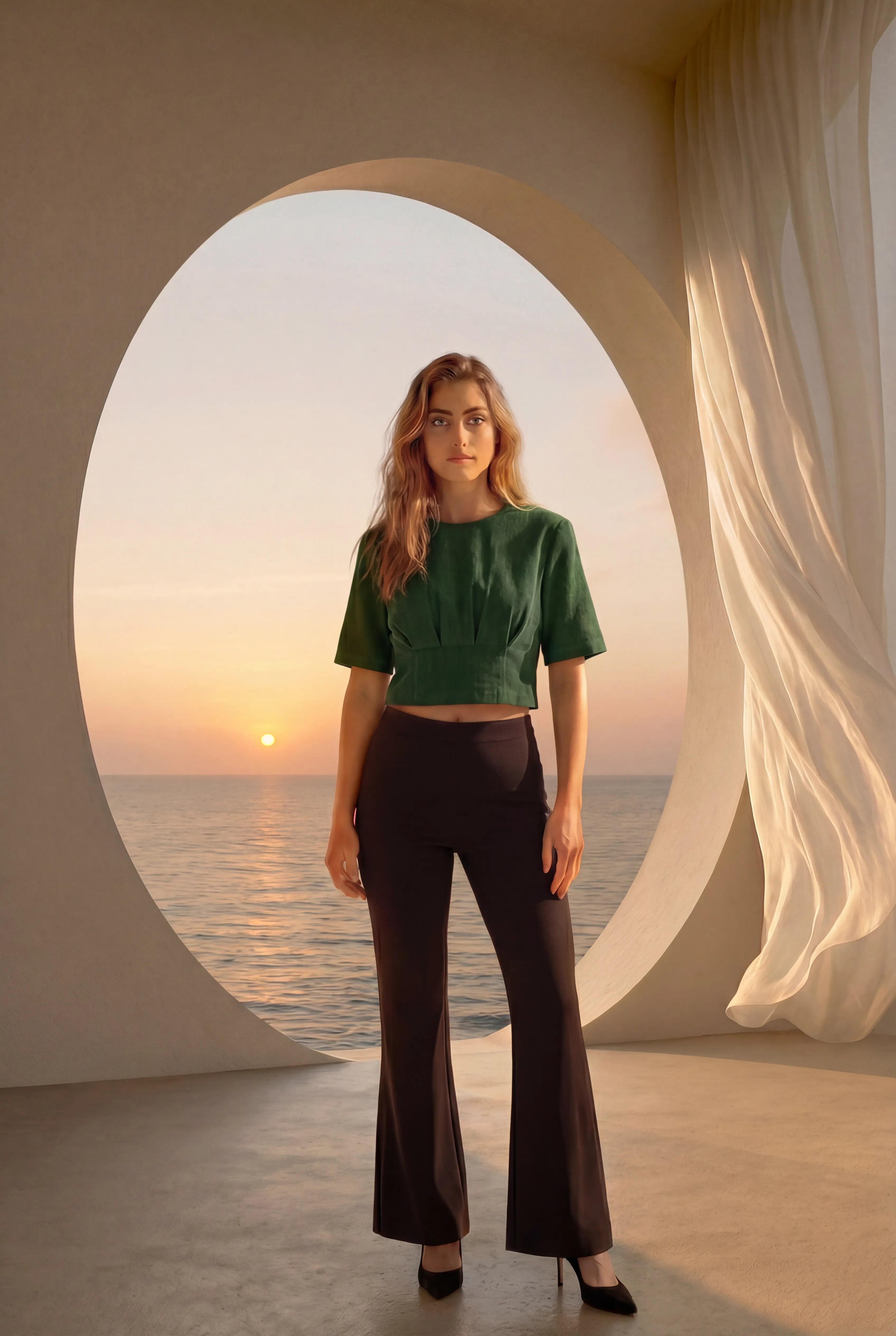 Corduroy Crop Top