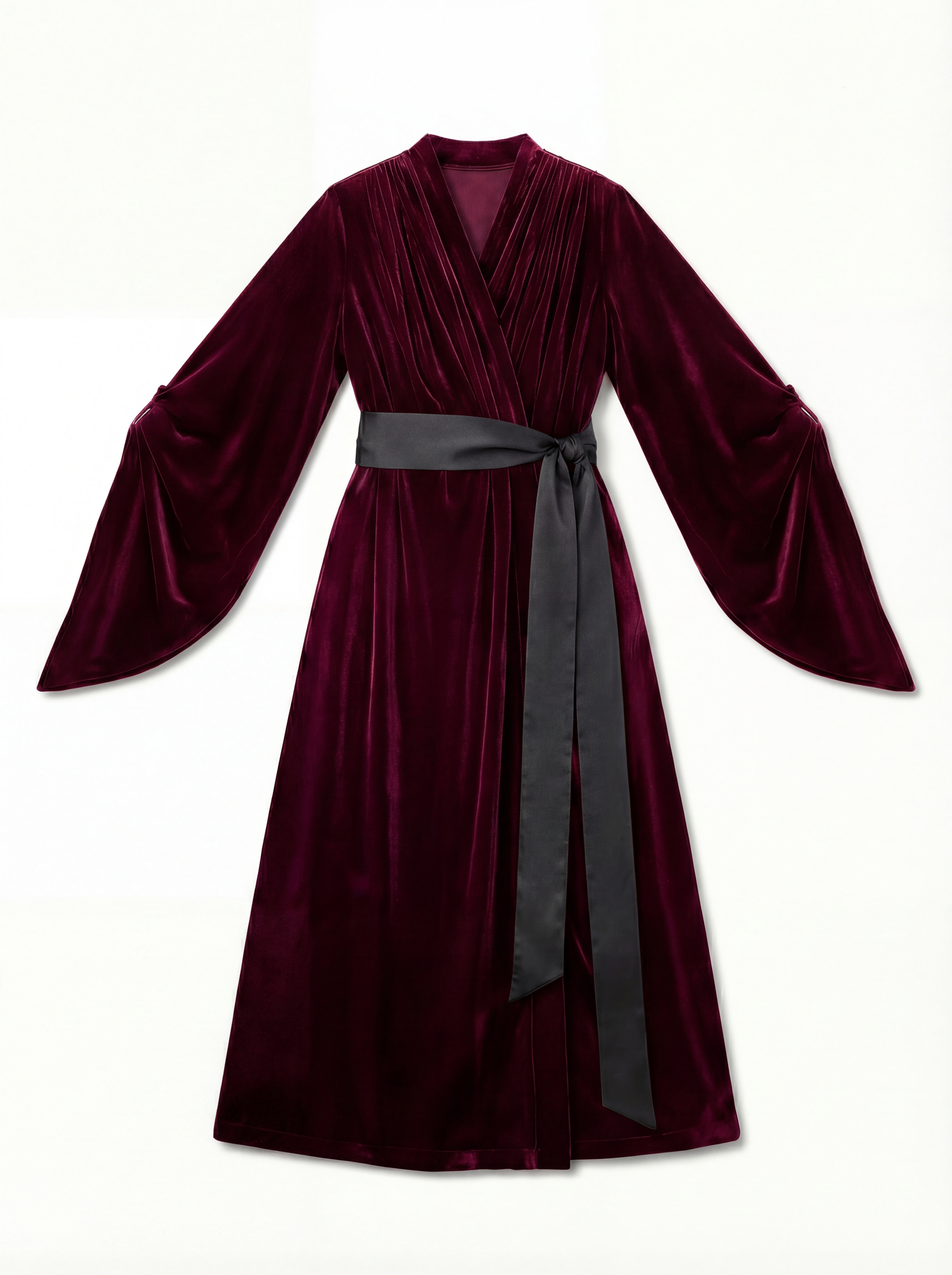 Velvet Draping Kaftan