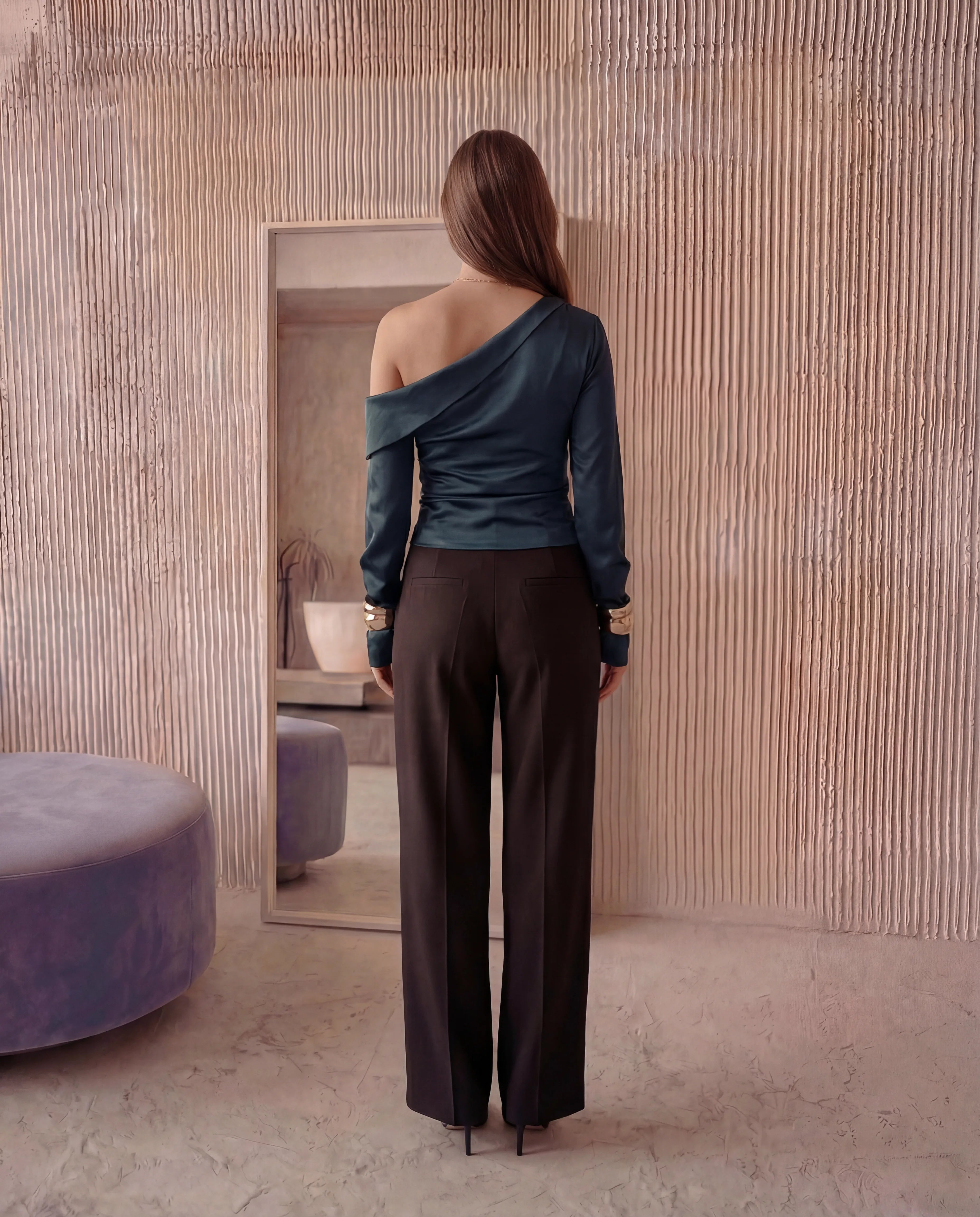 Flow One-Shoulder Blouse