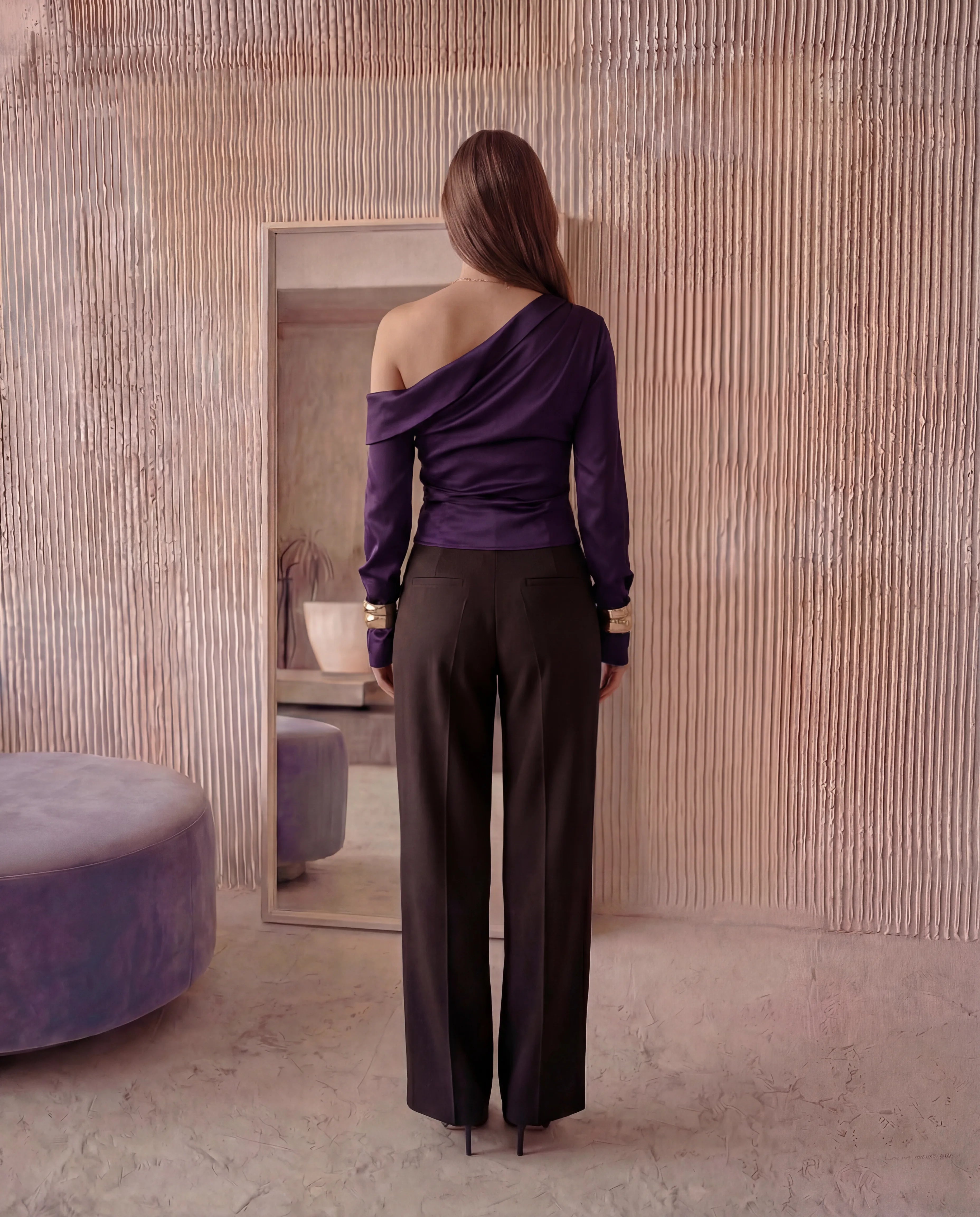 Flow One-Shoulder Blouse