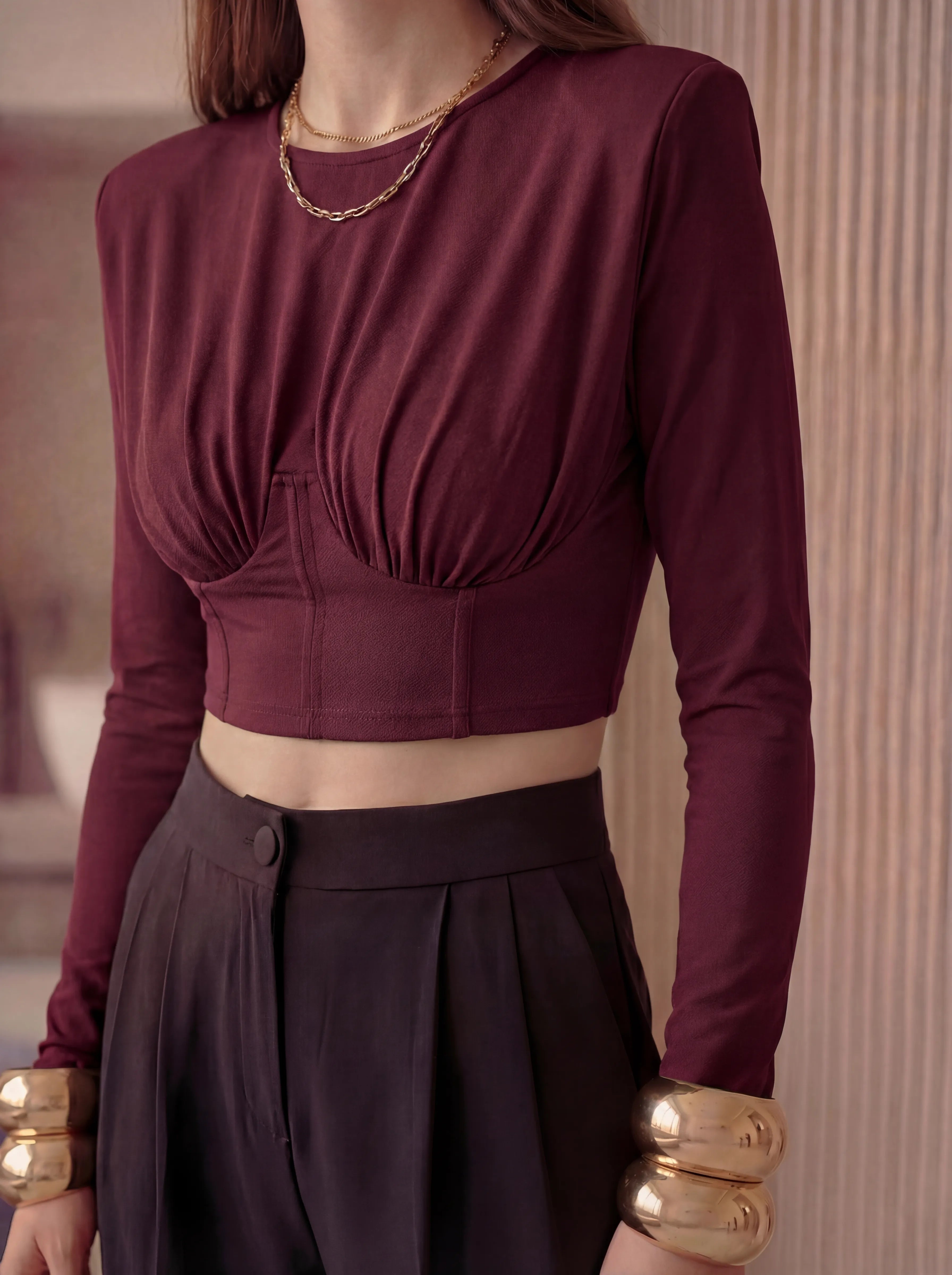 Corseted Top
