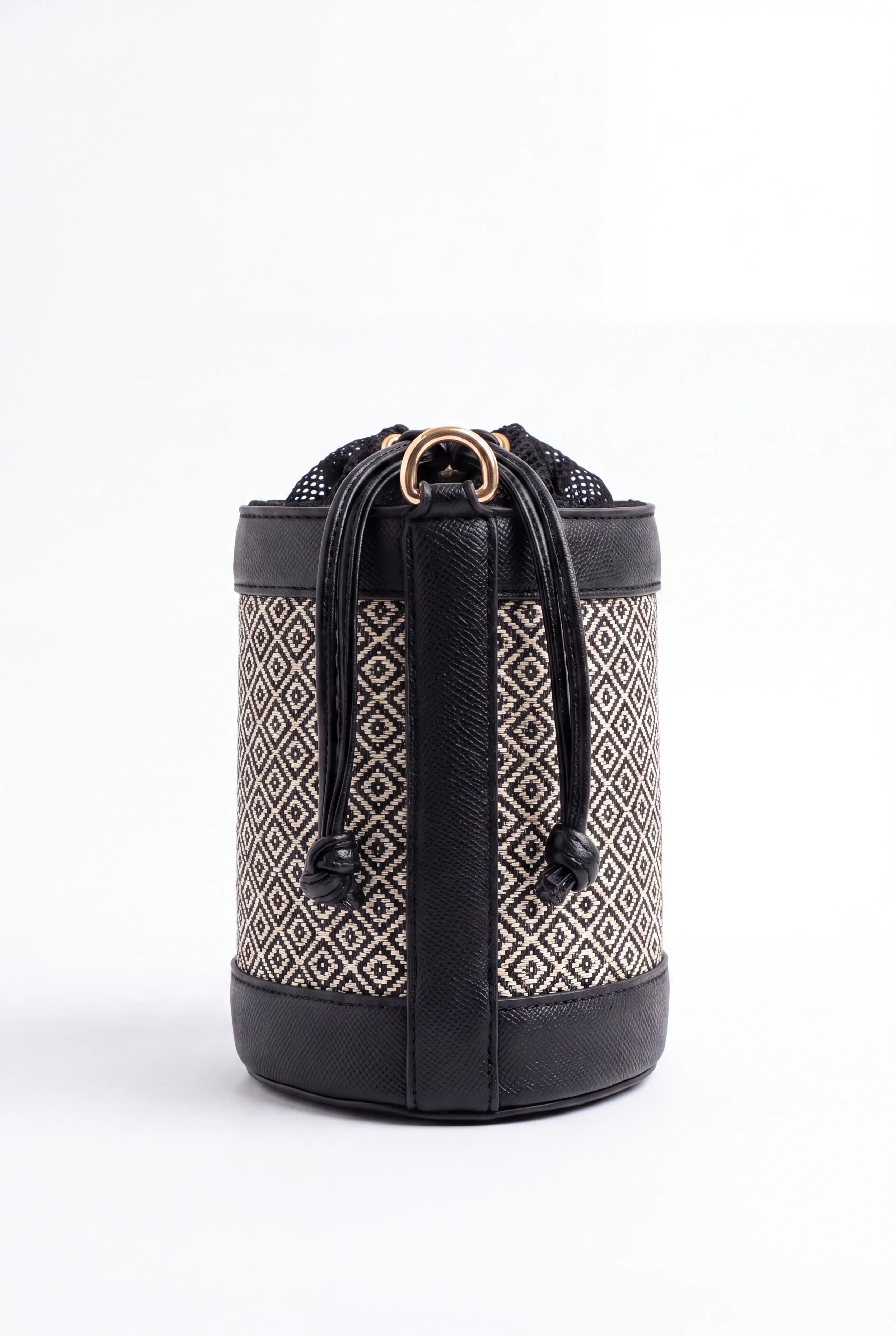 Curves handbag - Black and off-white
