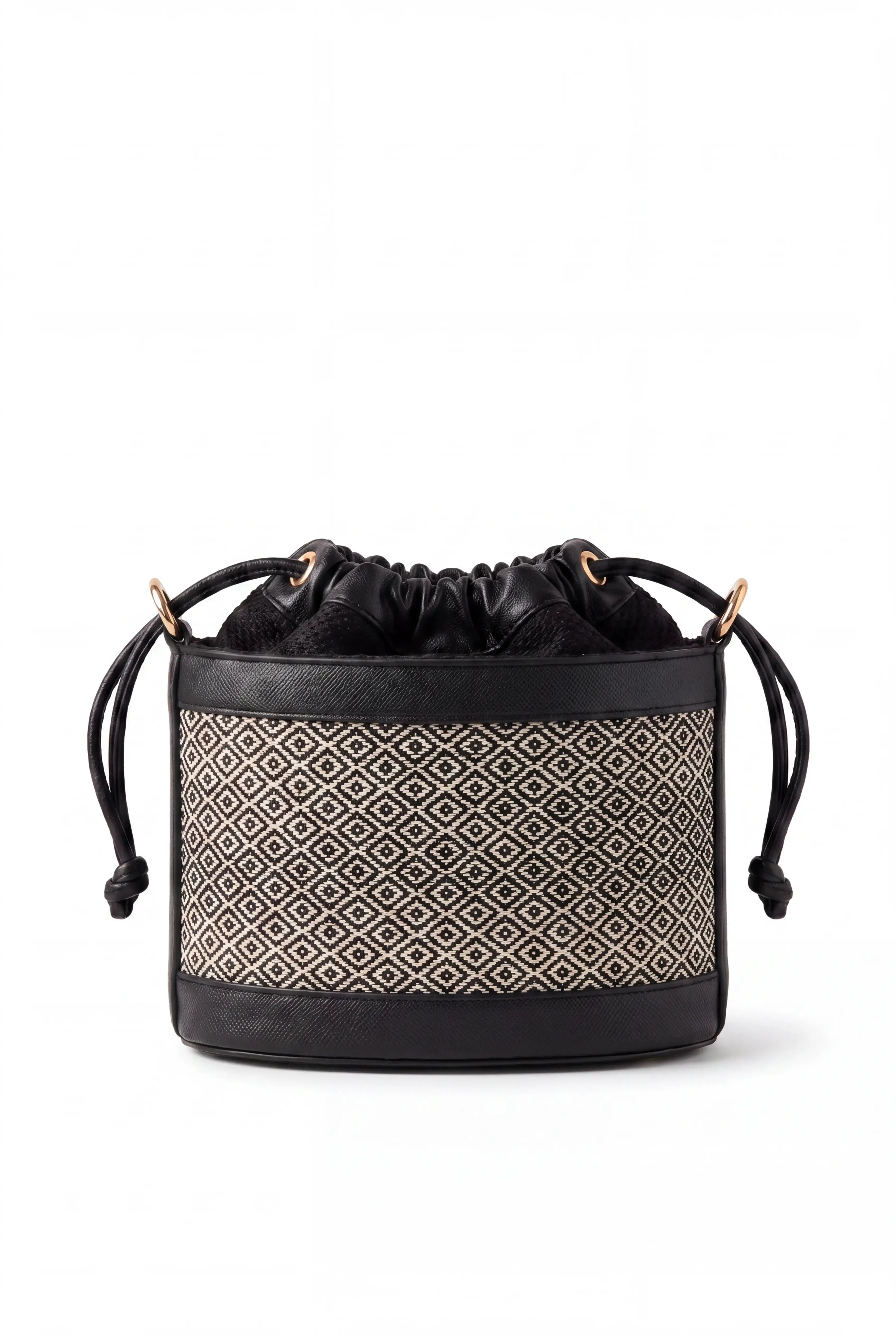 Curves handbag - Black and off-white