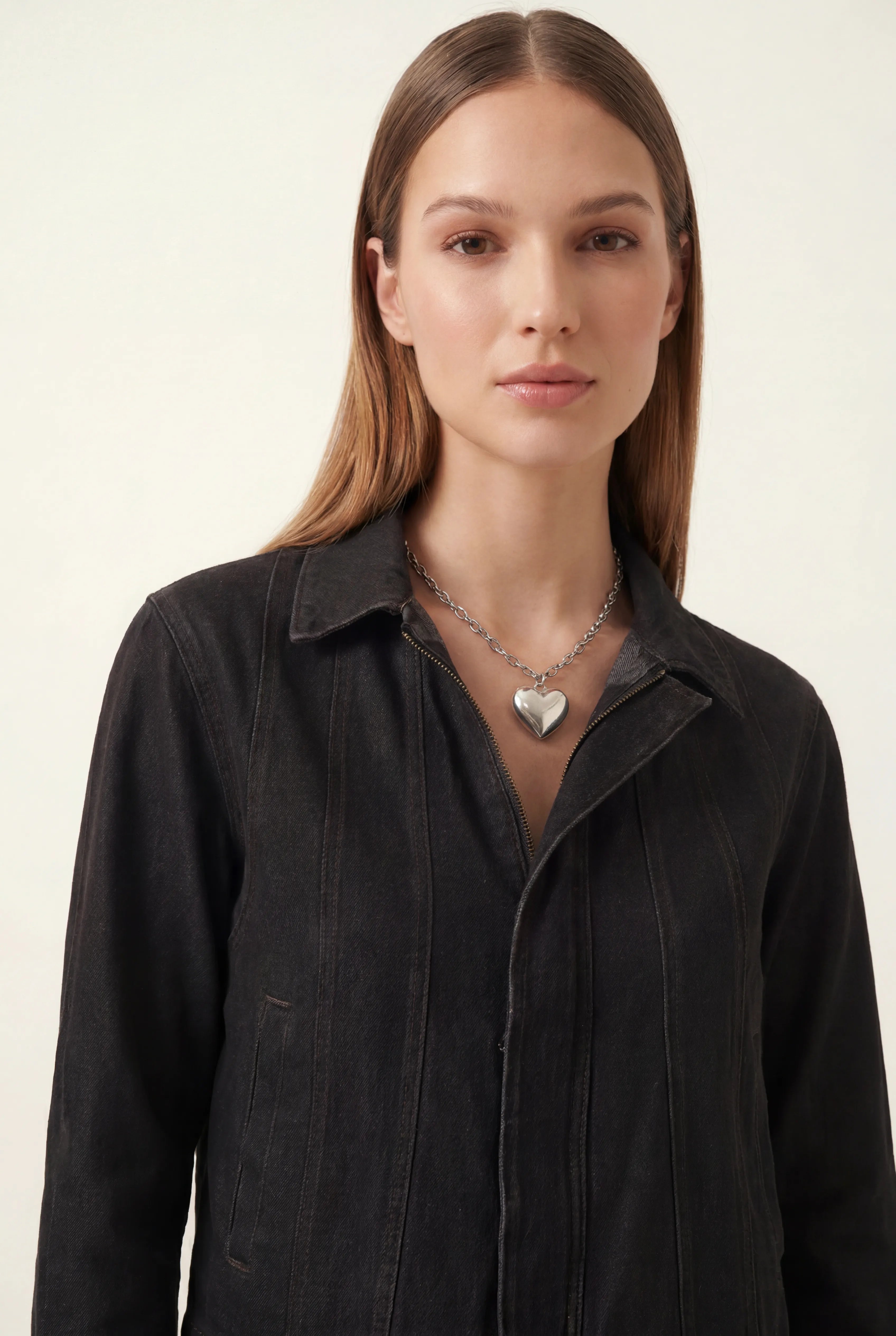 Lined Denim Jacket