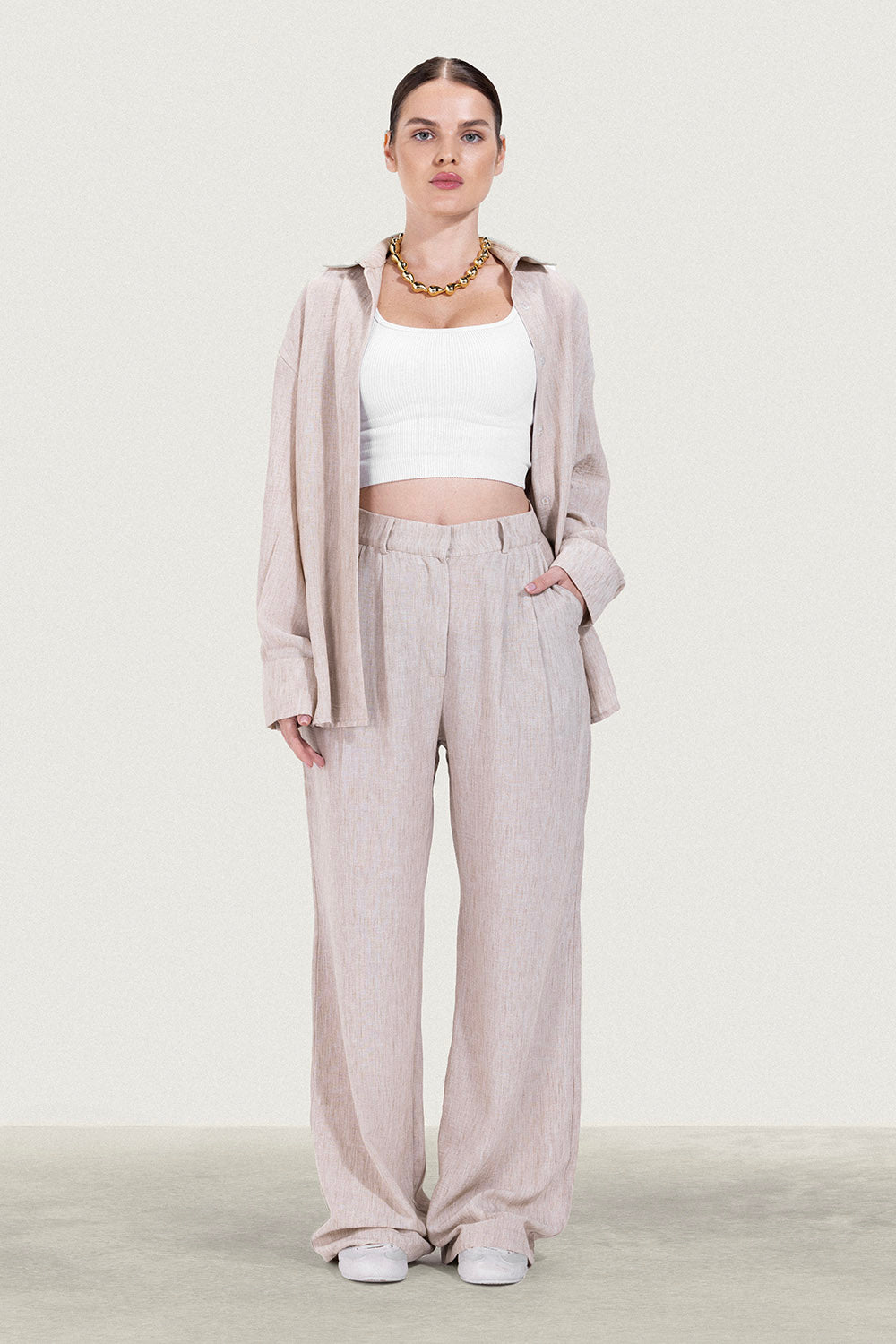Oversized Linen Shirt