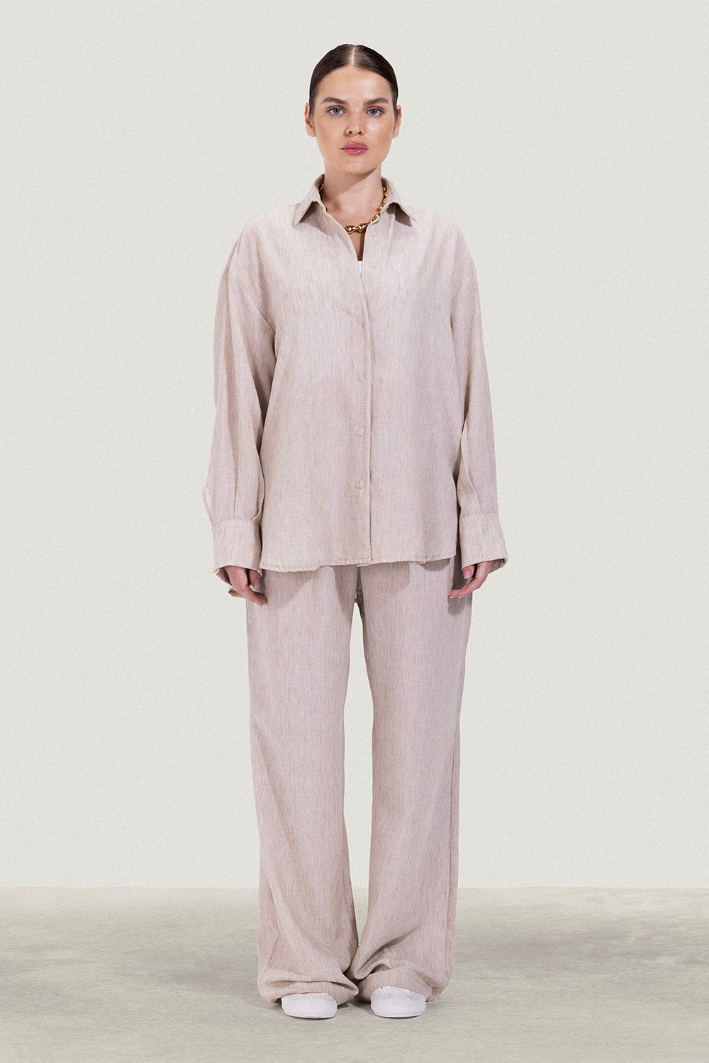 Oversized Linen Shirt