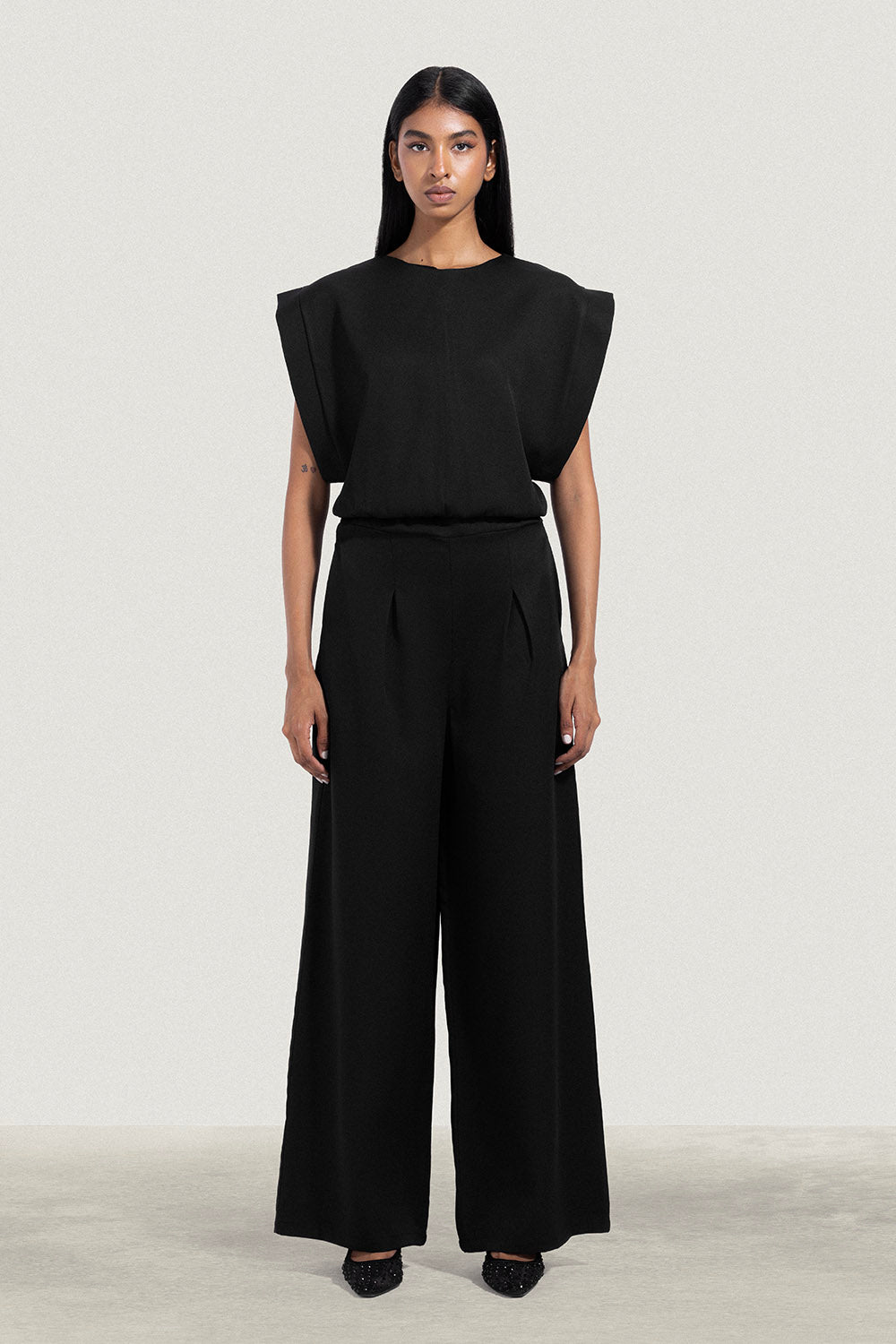 Sleeves Jumpsuit