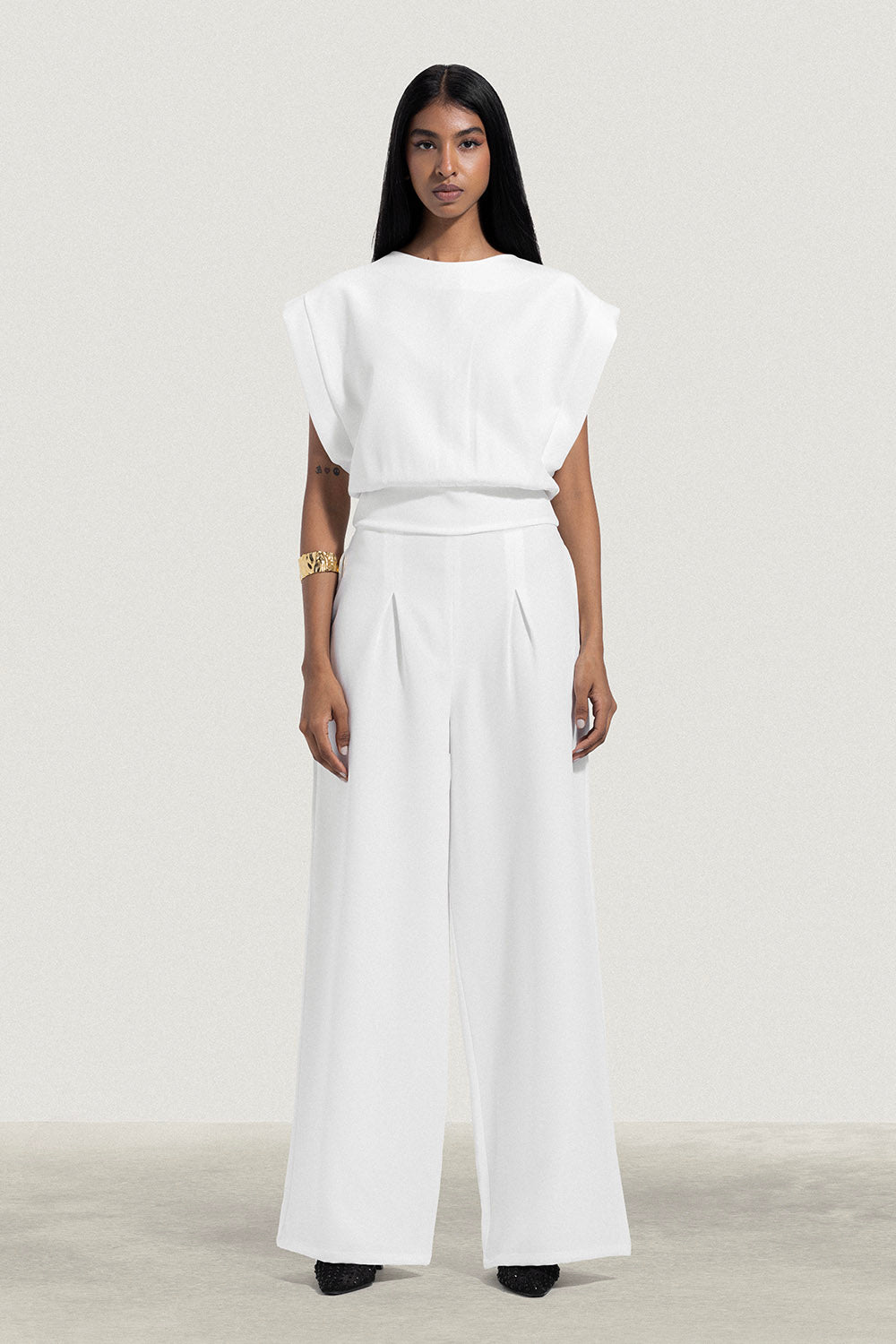 Sleeves Jumpsuit