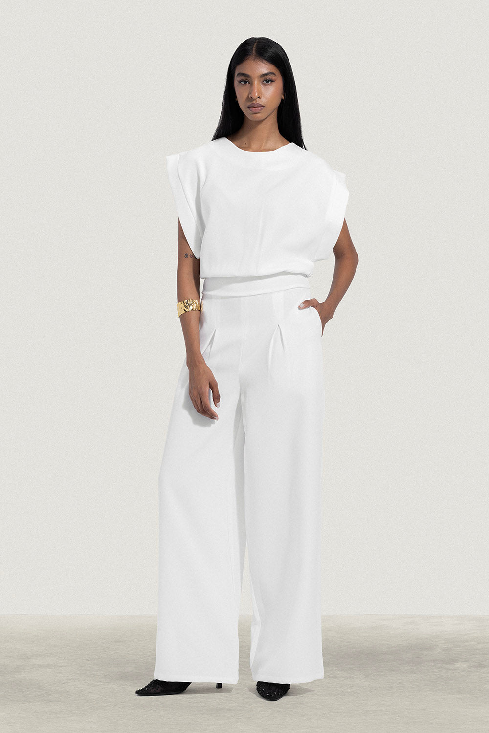 Sleeves Jumpsuit