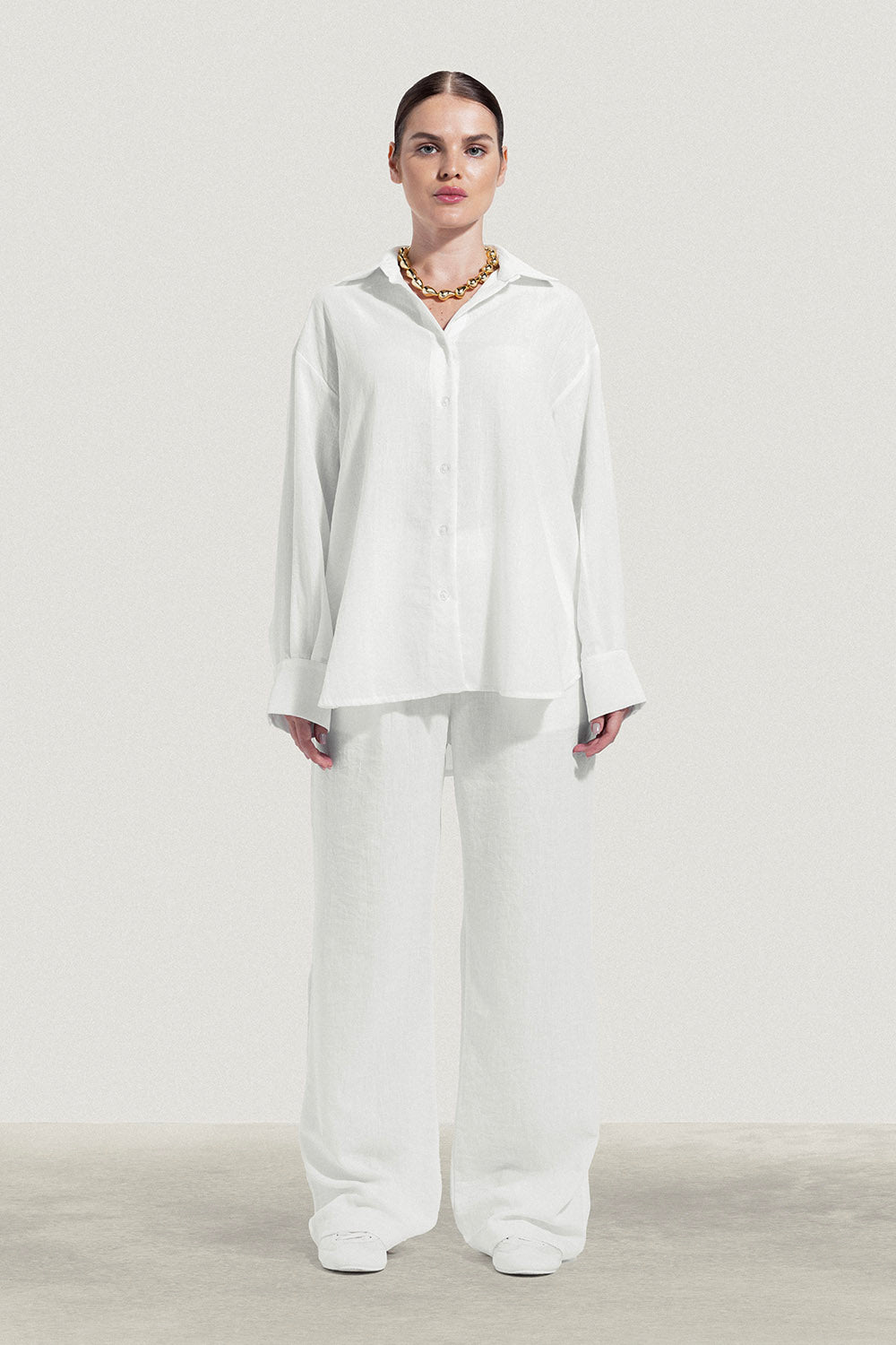 Oversized Linen Shirt