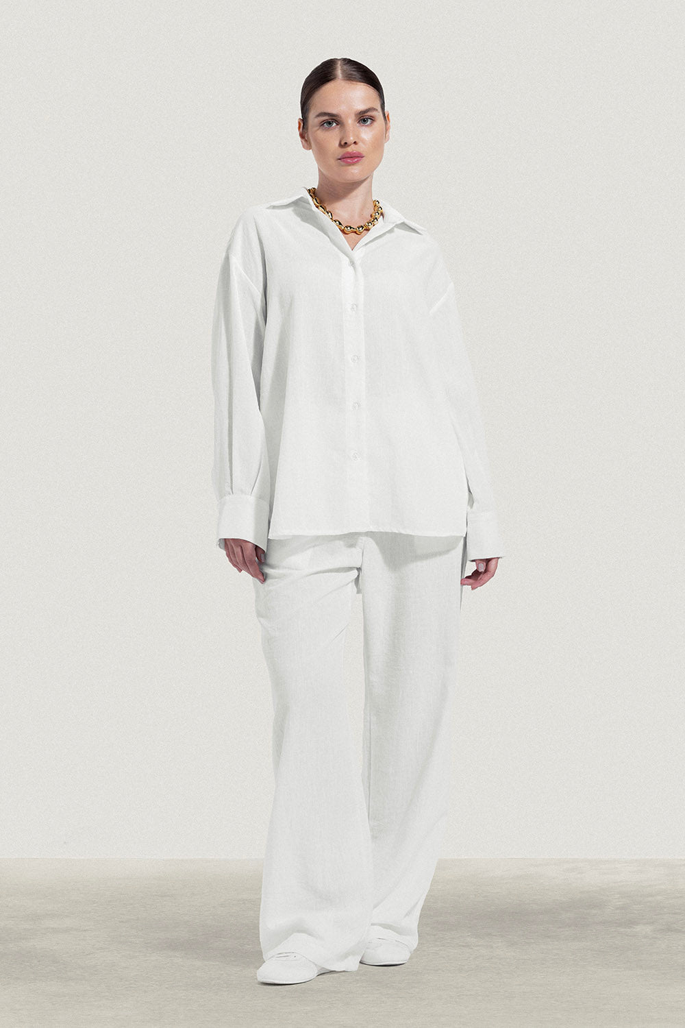 Oversized Linen Shirt