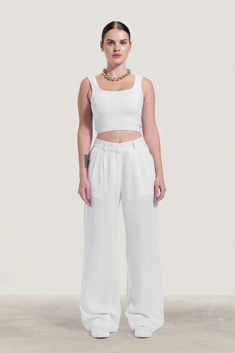 Tailored Linen Trousers