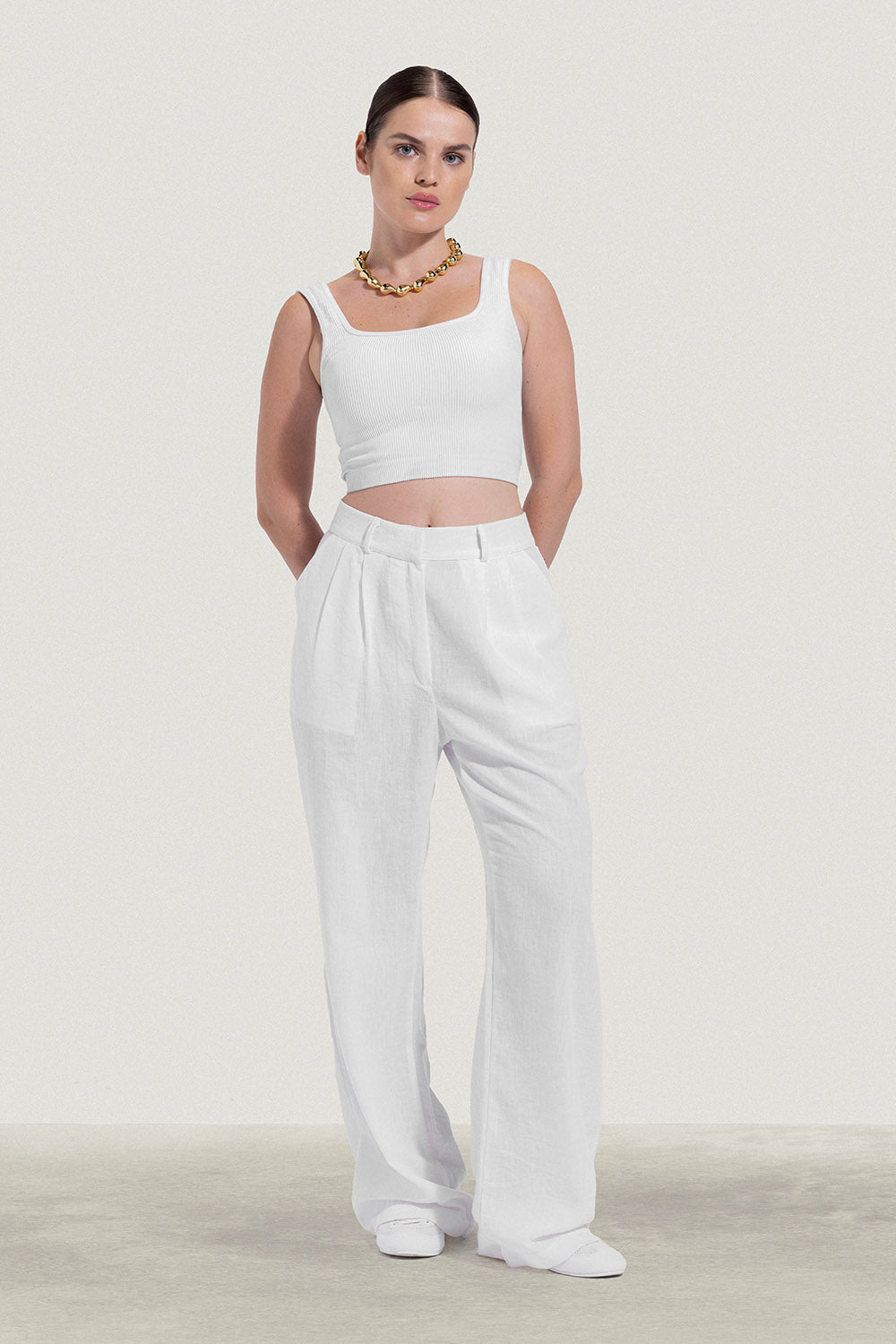 Tailored Linen Trousers