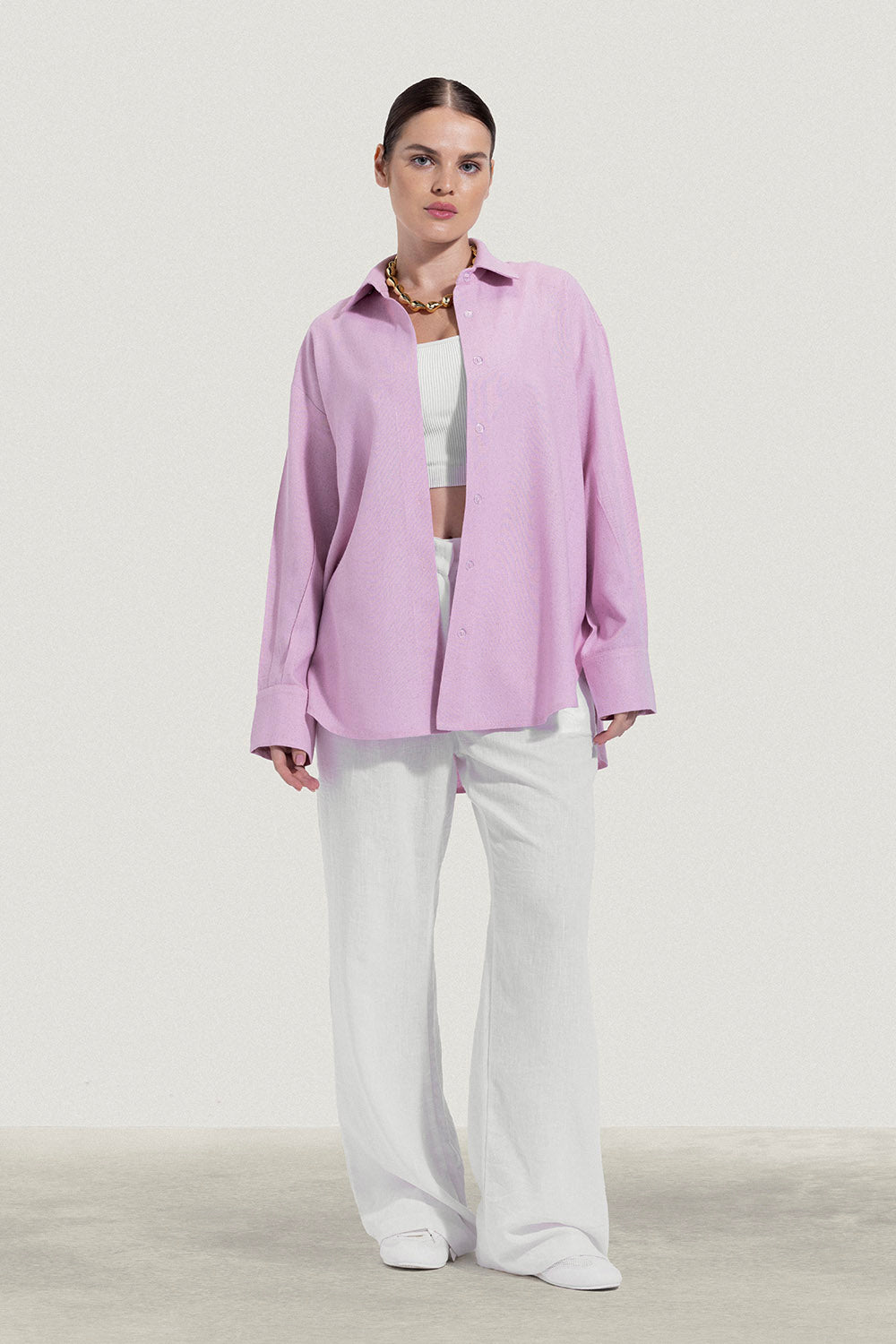 Oversized Linen Shirt