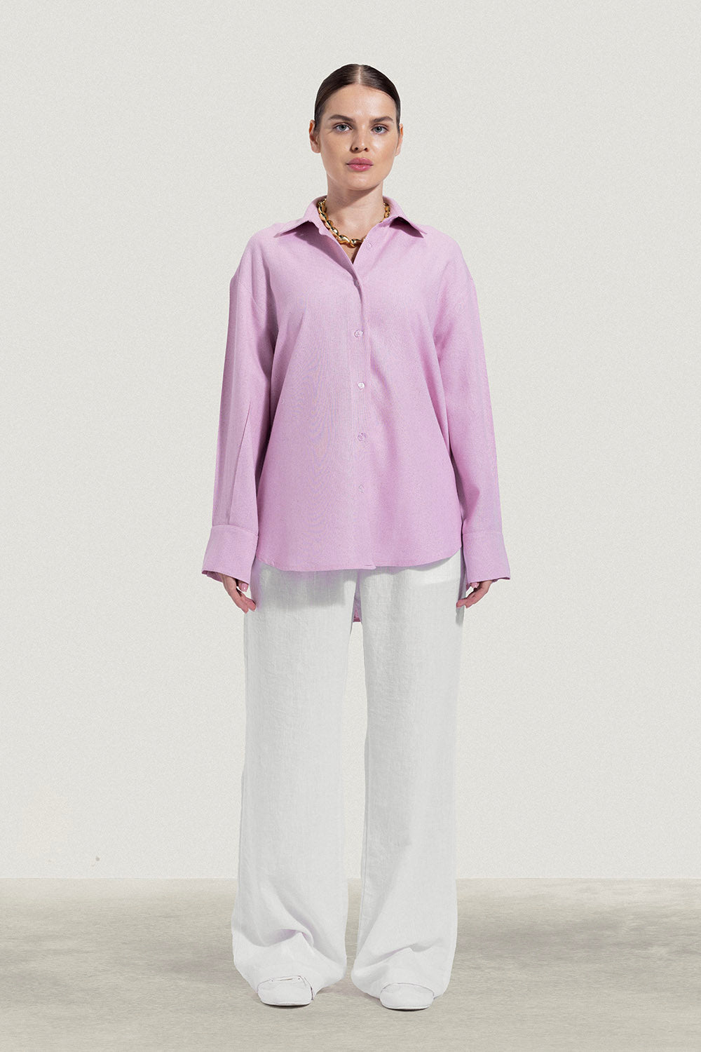 Oversized Linen Shirt