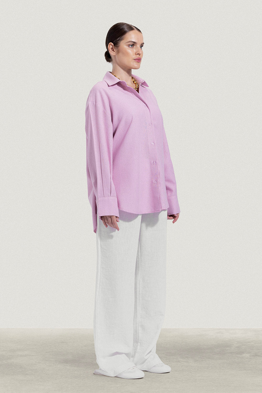 Oversized Linen Shirt